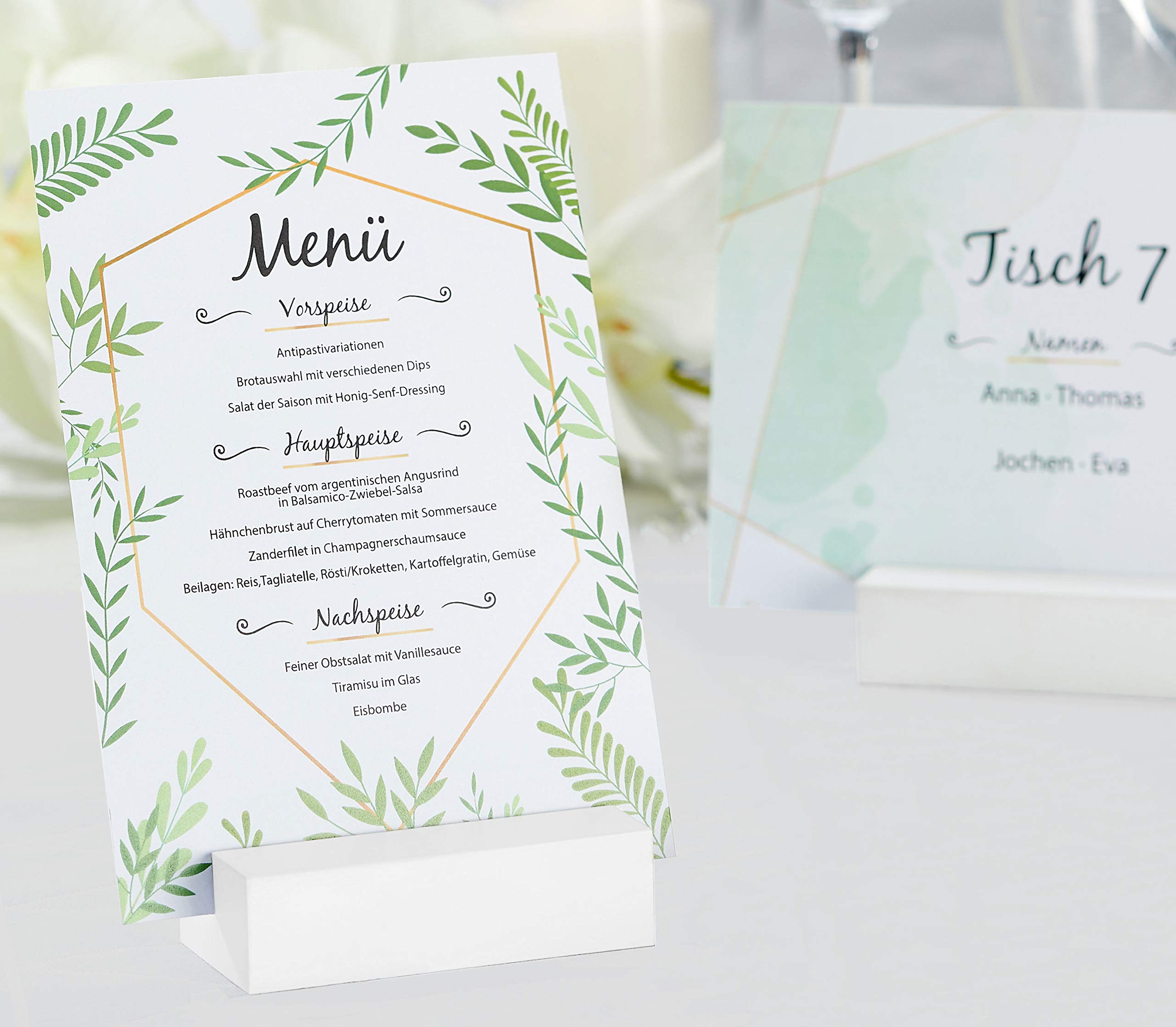 Portacarte in legno bianco – ideale per il matrimonio (12)