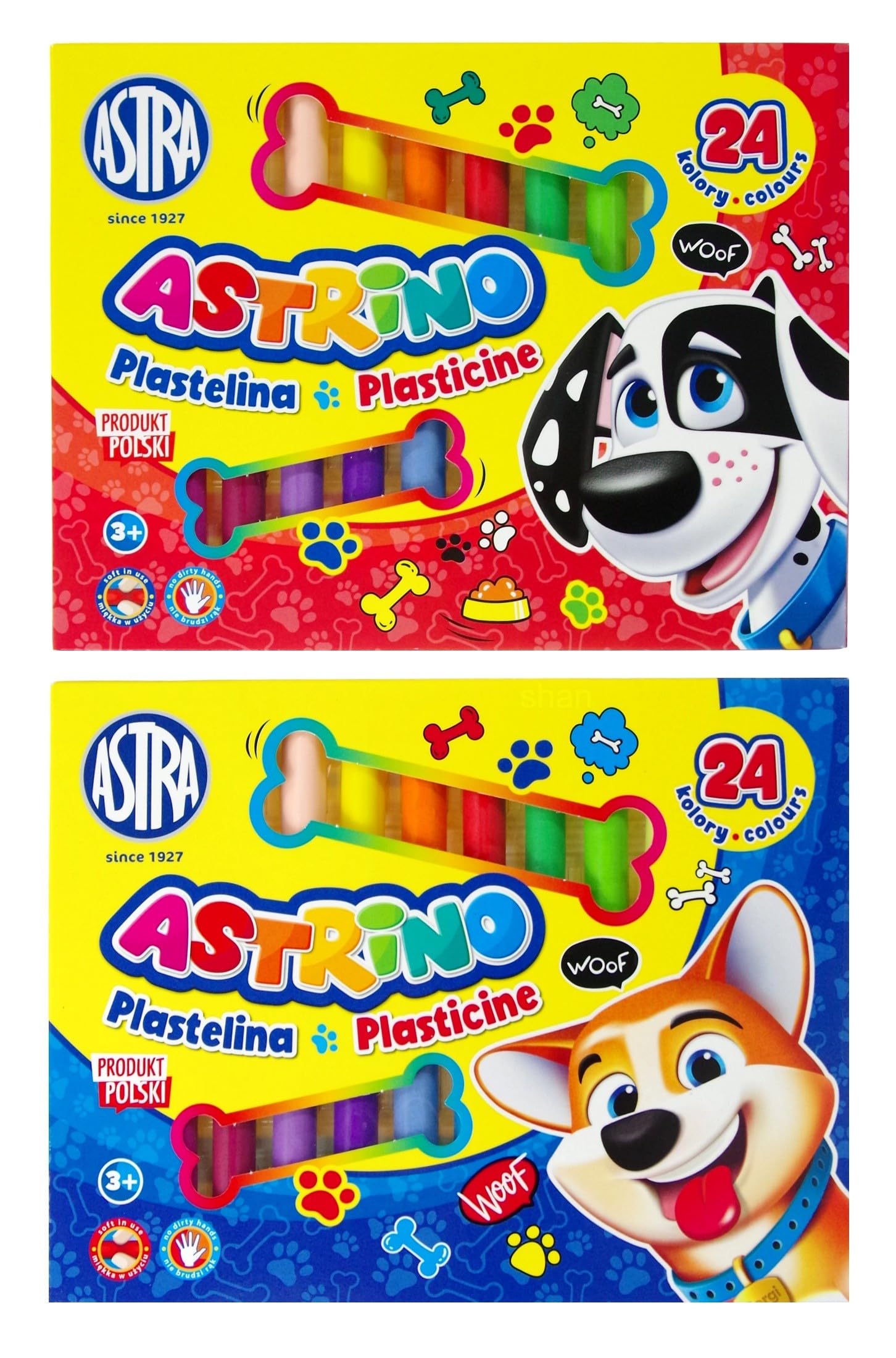 PLASTELINA 24 kolory ASTRINO ASTRA