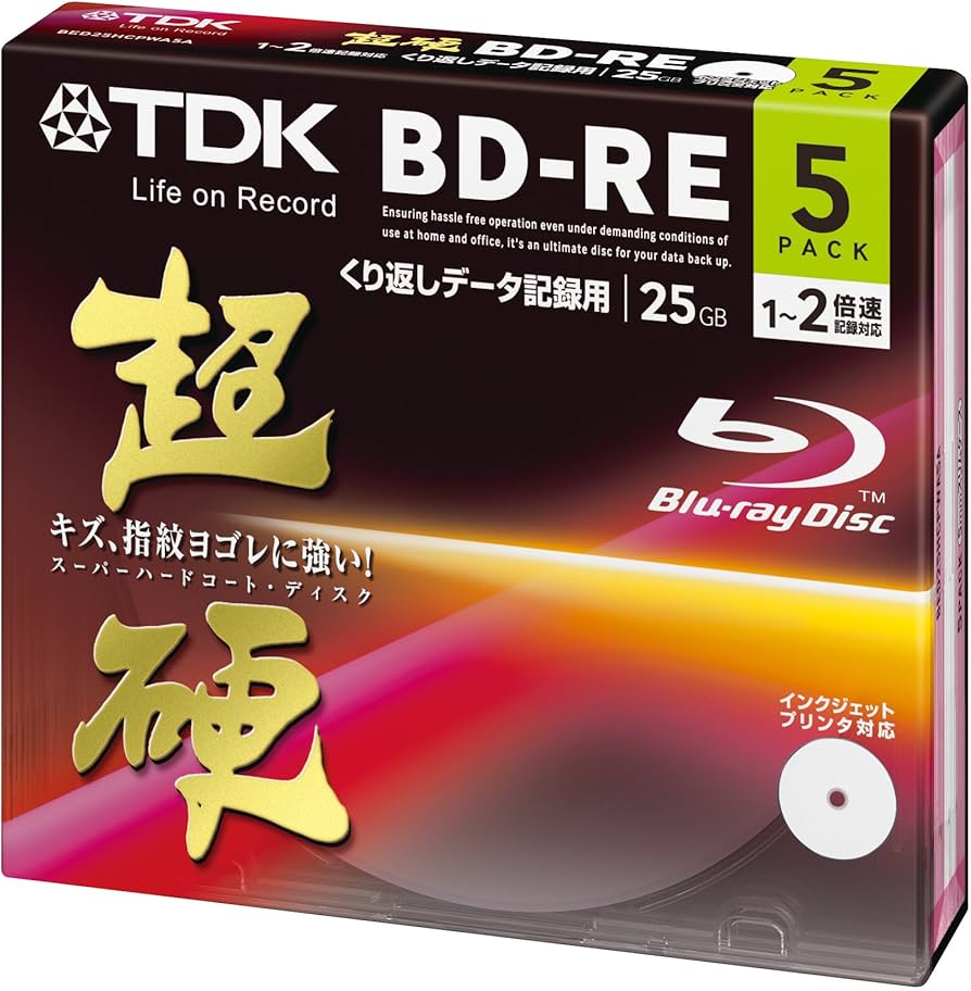 TDK BD-RE/Blu-ray Disk 25G×29枚/インクジェット対応 TDK BD-RE/Blu-ray Disk 25G×29枚/インクジェット対応