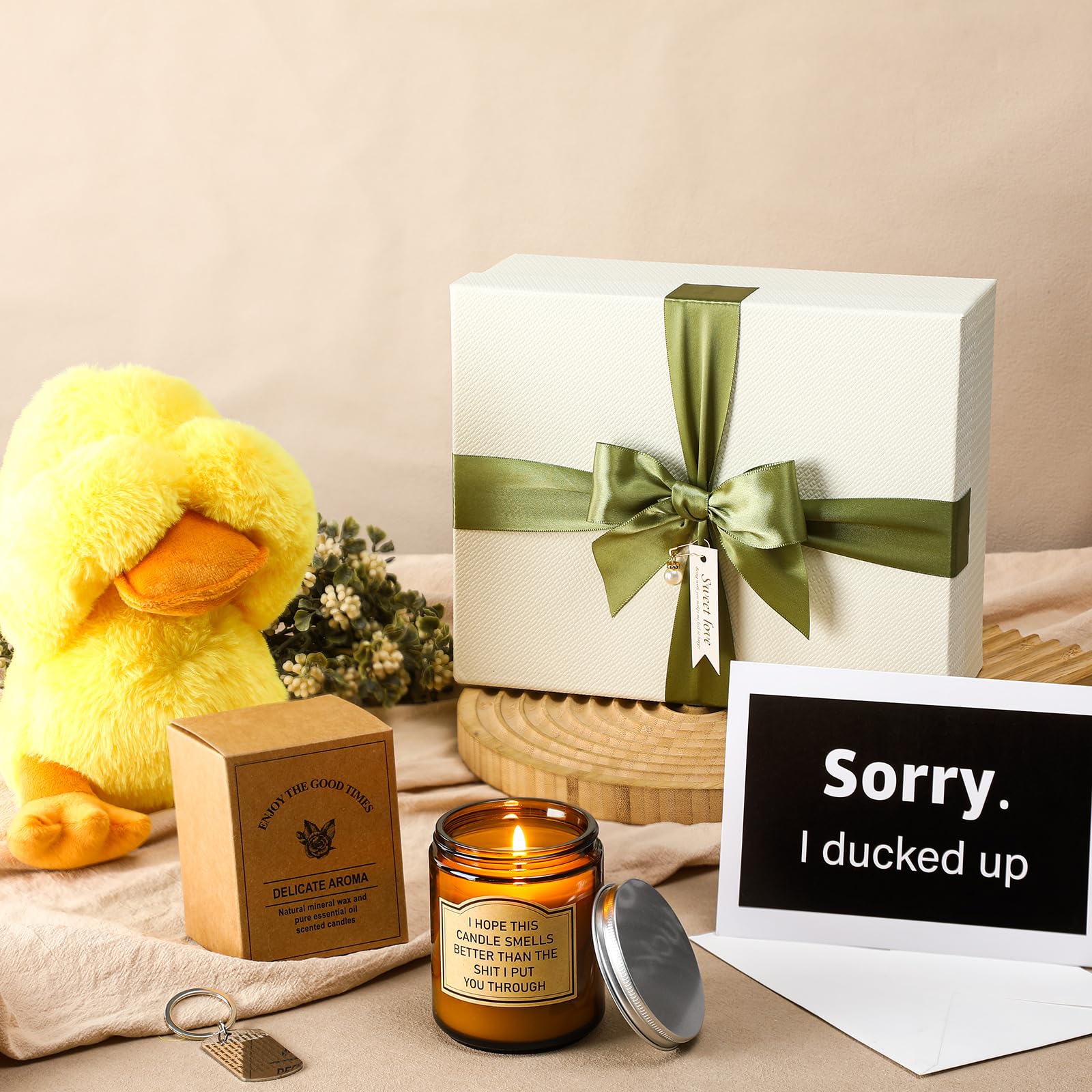 Amazon.com: HyDren 5 Pcs I'm Sorry Gifts Set with Big Box Include