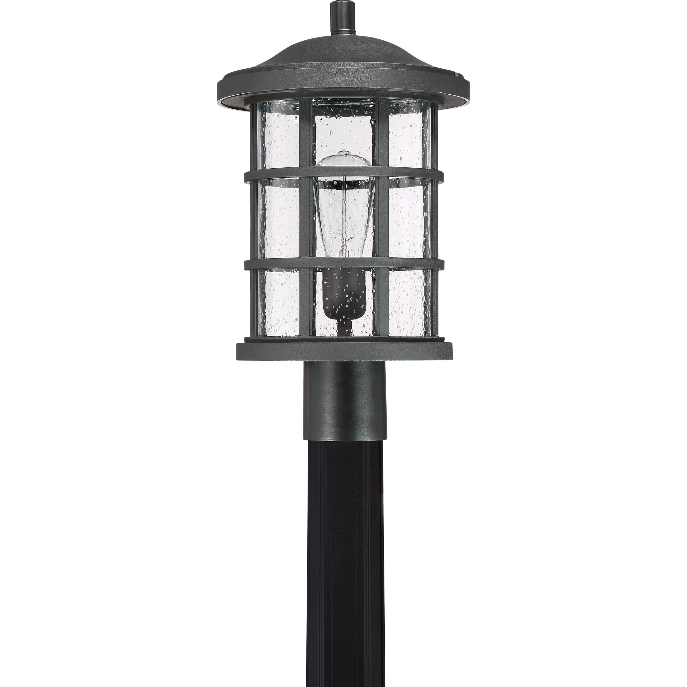Quoizel Crusade 1-Light Earth Black Outdoor Post Lantern