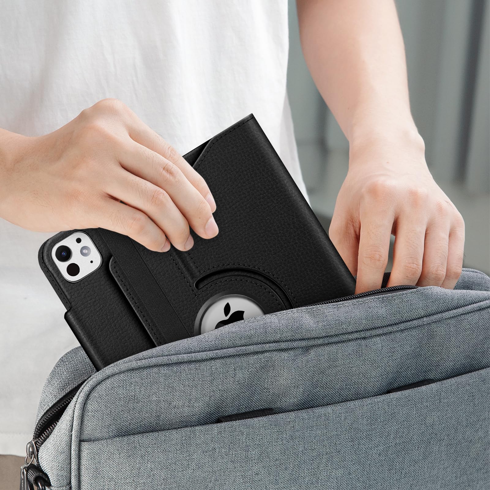 Fintie Funda giratoria para iPad Pro 11 pulgadas M4 (2024) - Funda protectora 360° con soporte para lápiz