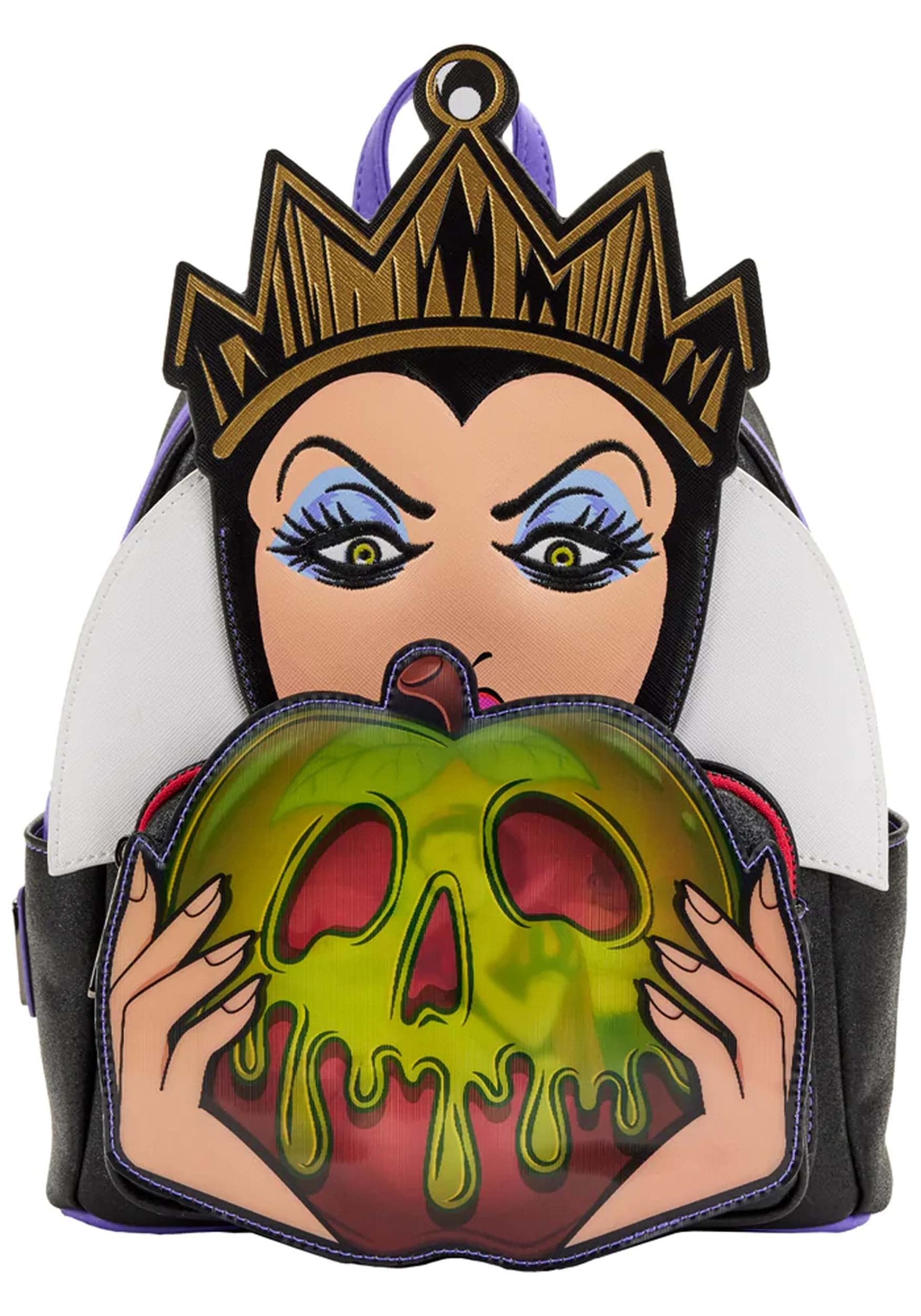 Loungefly Disney Villains Evil Queen Apple Womens Double Strap Shoulder Bag Purse