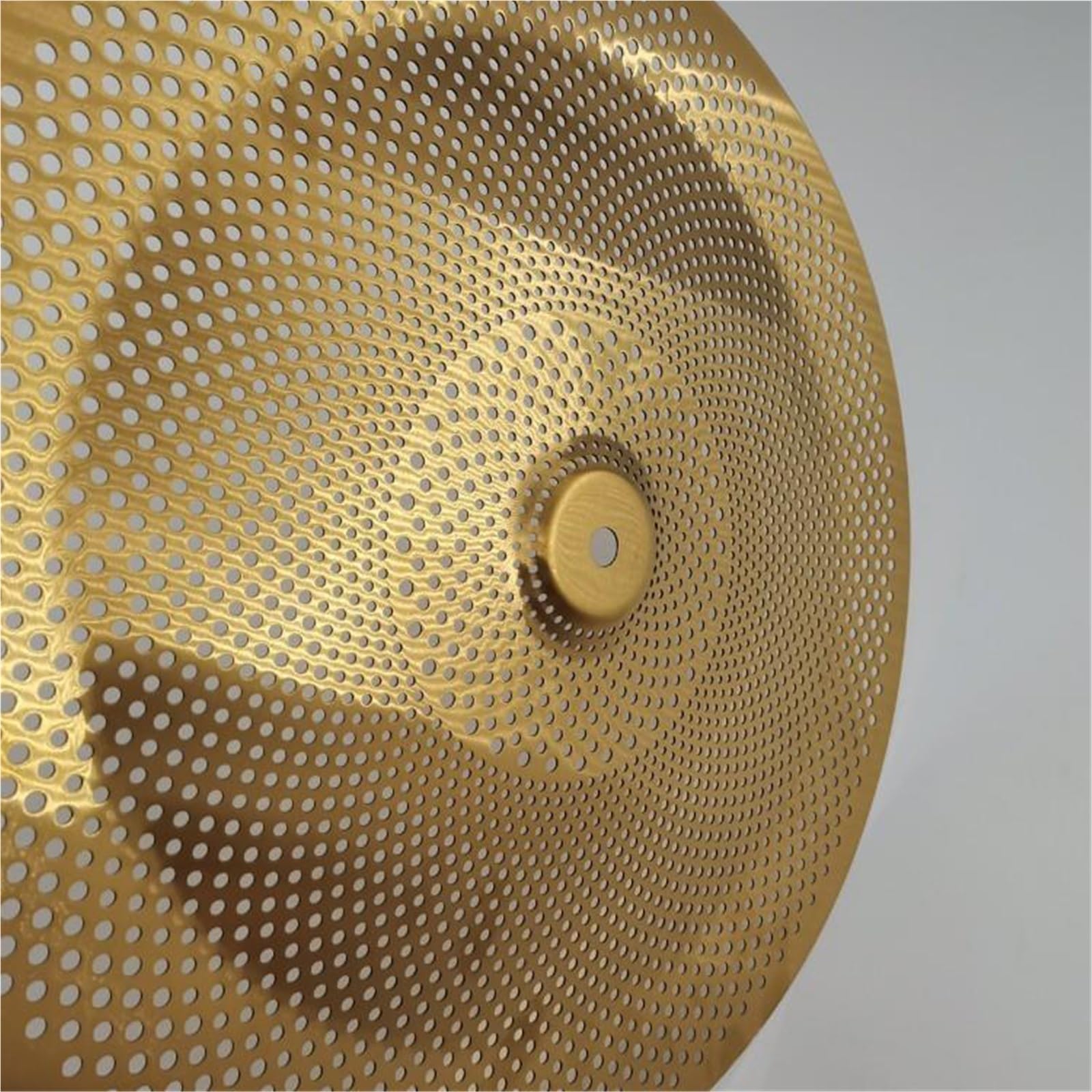 Cymbales Splashs Anti-cymbale Muette Anti-cymbale 18 Pouces Cymbale Chinoise Tambour Jazz Tambour Effet Silencieux Cymbale Effet Spécial Cymbale(Gold)
