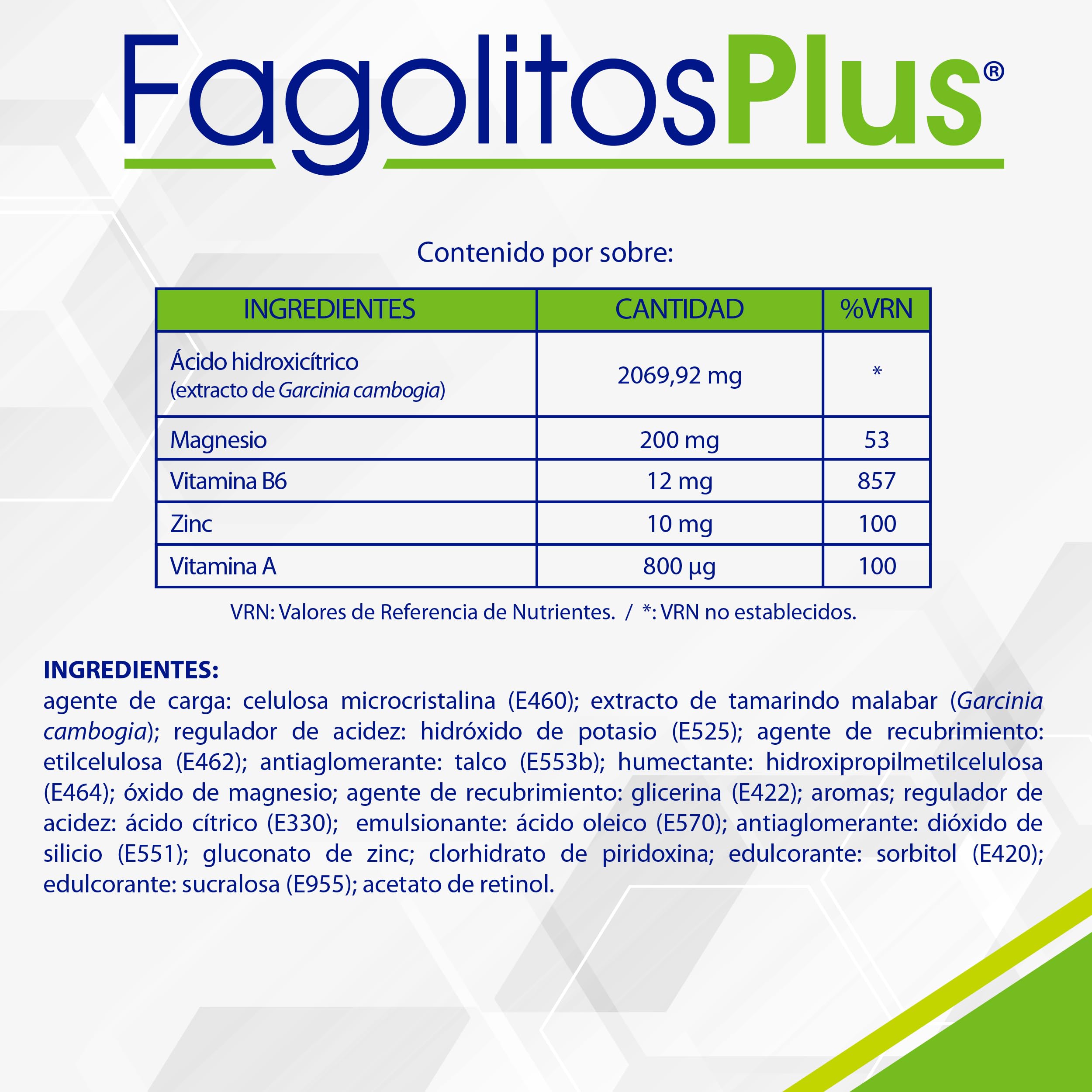 Fagolitos Plus 30 Sobres