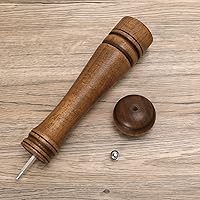 Vista 3 de 1 paquete de molinillo de pimienta de madera, XWXO molinillo de sal de 10 pulgadas y shaker de pimienta, molinillo de pimienta con rotor de cerámica