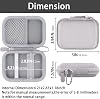 khanka Estuche Rígido para Anker Nano/MagGo/Prime Power Bank y Base de Carga | Carcasa EVA, Bolsillo de Malla para Accesorios, Protección Resistente a Impactos, Resistente al Agua, Solo Estuche Protector 5