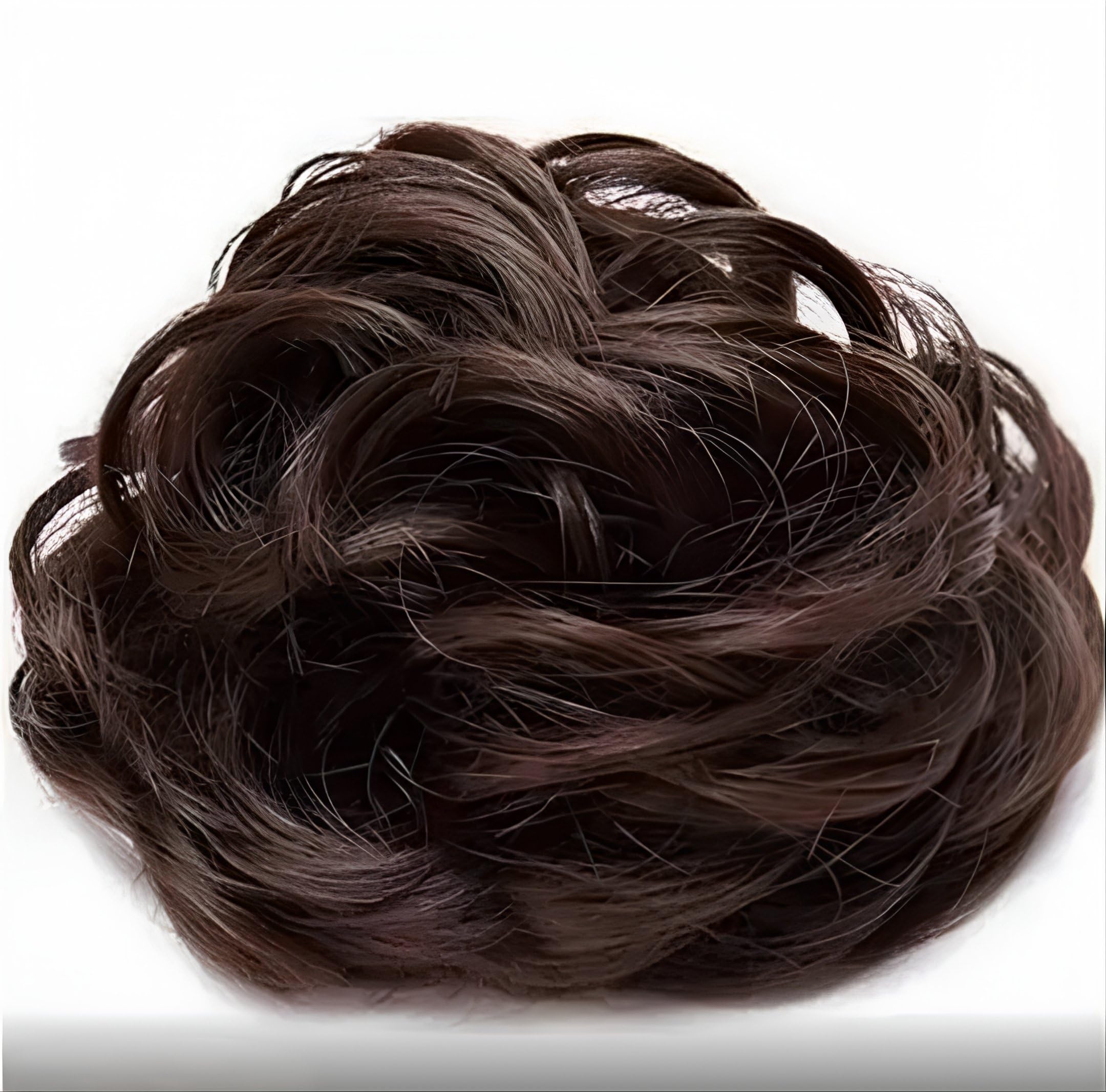 NycLook Rubber Bun Juda Brown Colour 35 (gm) For Womens Girls Bridal Instant Ready For Fashionable Hair-image-45