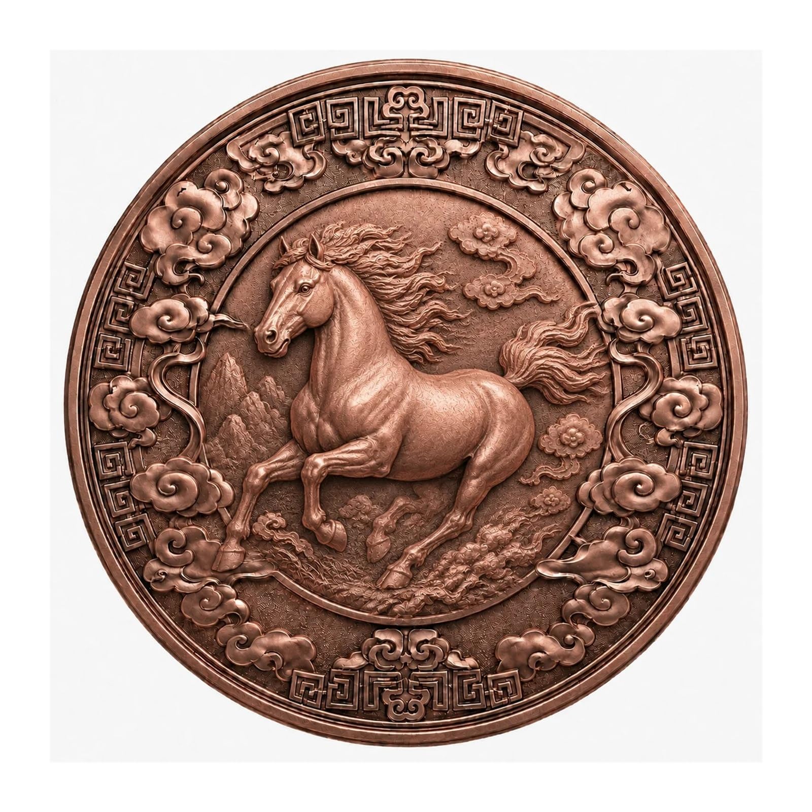 Genérico Moneda de Cobre del Zodiaco Chino, 12 Animales, Monedas de Recuerdo conmemorativas, Regalos coleccionables