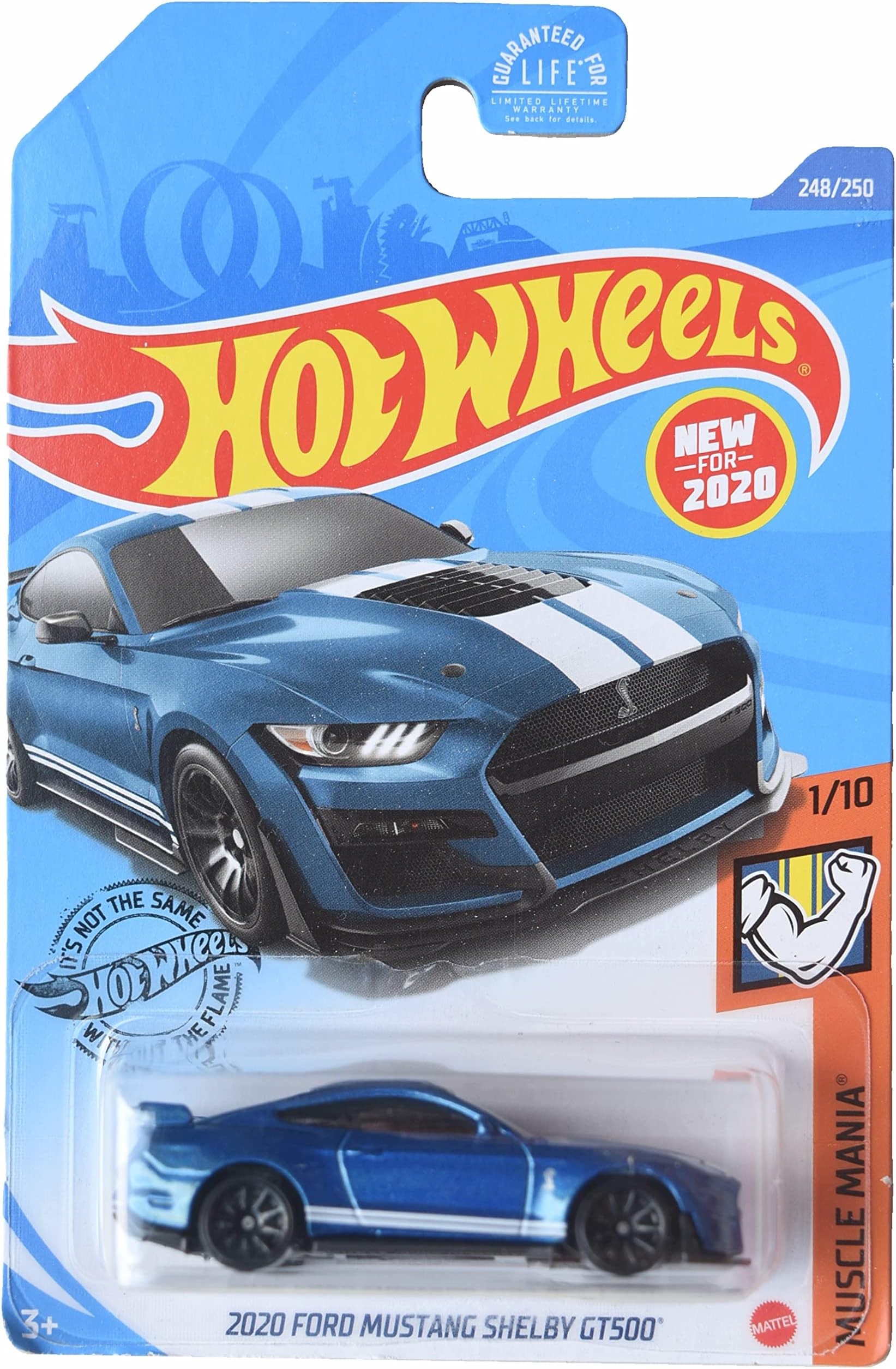 2020 Ford Mustang Shelby GT500, Muscle Mania 1/10 [Blue]
