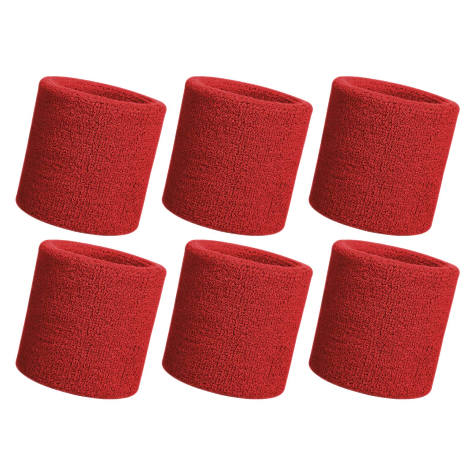 HANERDUN Sports Wristbands Sweat Wrist Sweatbands For Men And Women Terry Cloth Wrist bands Sweat For Gym Running Basketball Tennis Working Out โ image 1