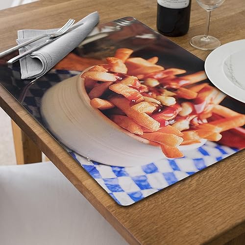 Miniatura 2 de Poutine Plastic Placemat 12x18 - Set of 12
