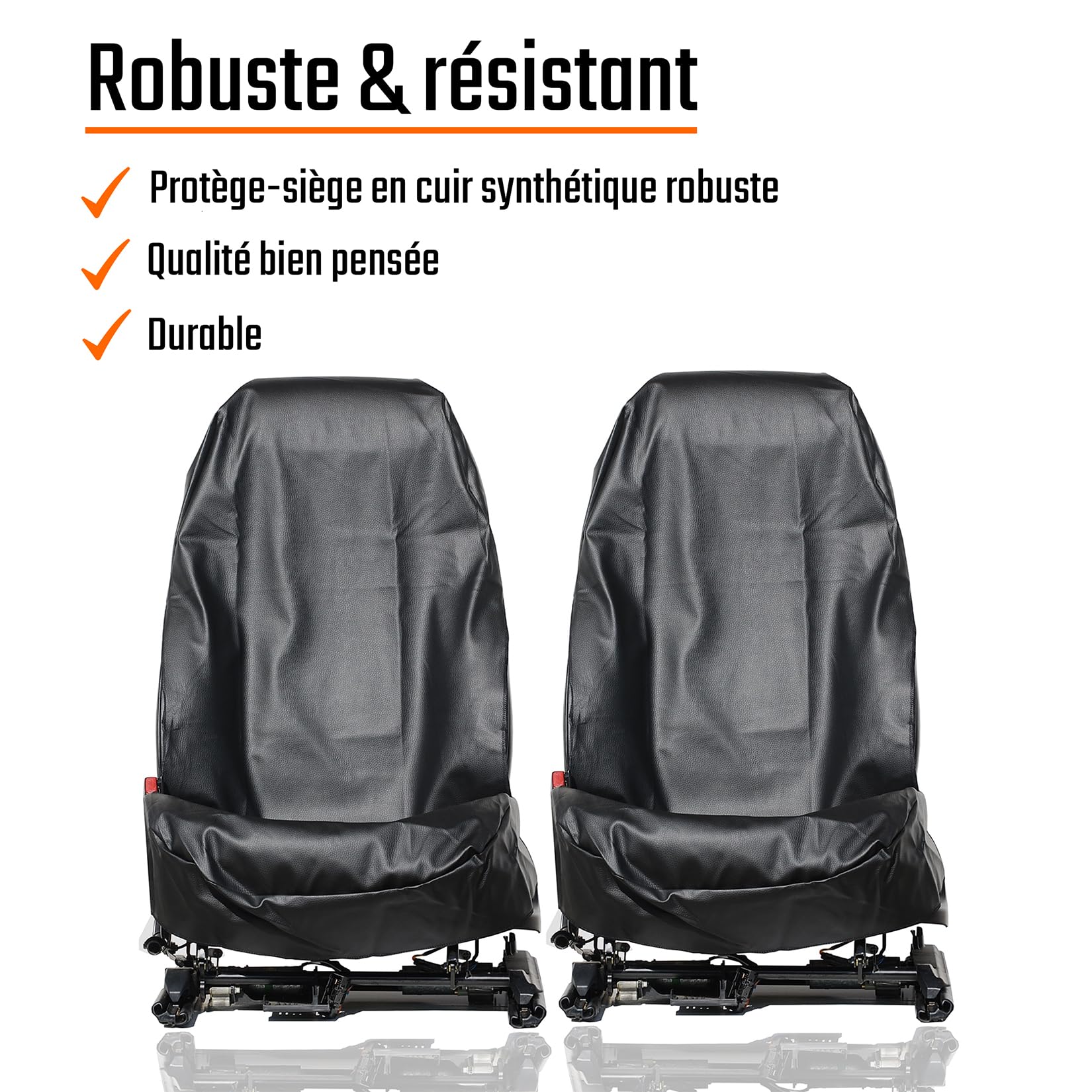 Poches Bleues - Housses De Siège De Voiture Imperméables Pour Enfants, Protection Anti-coup De