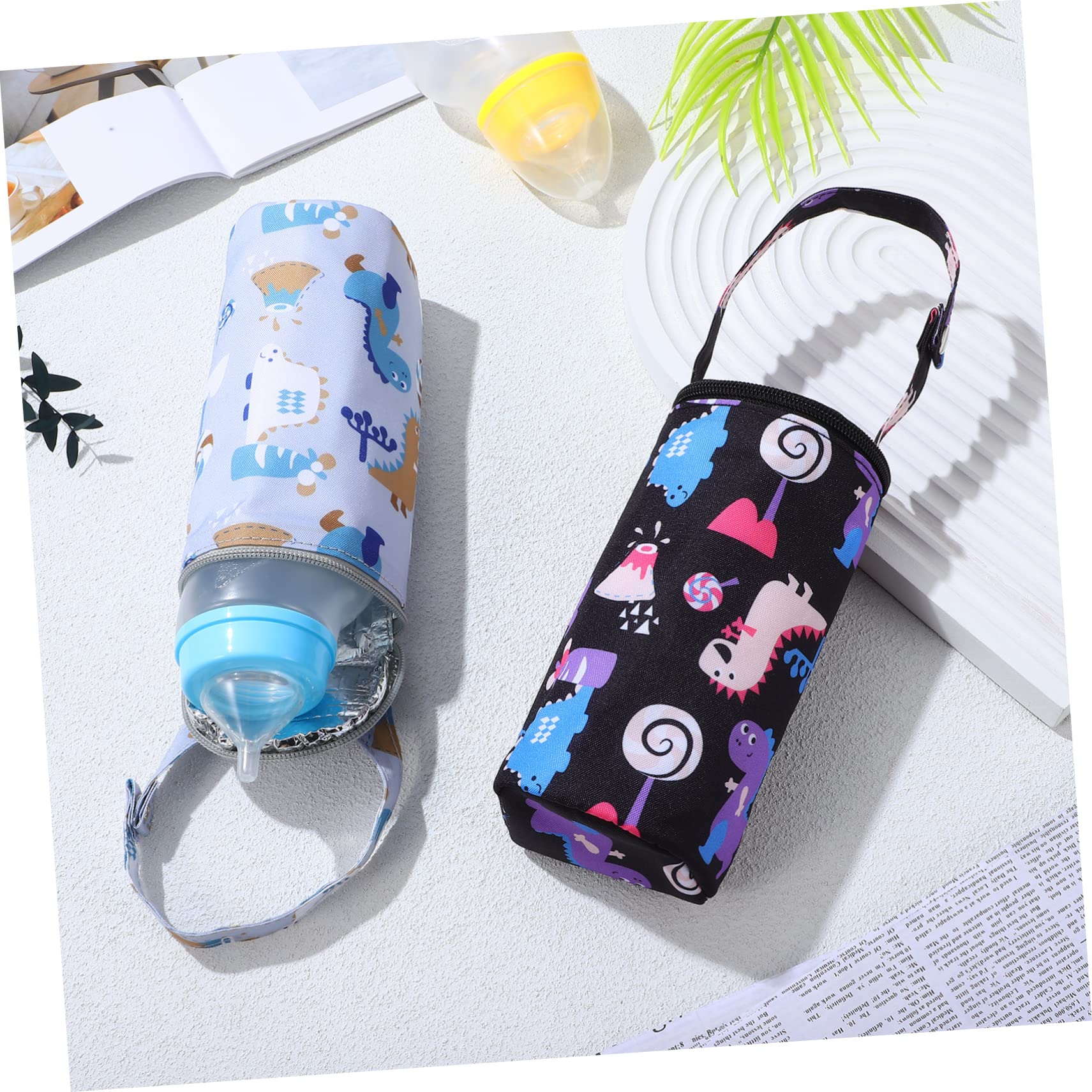ibasenice 4piezas Bolsa Aislante De Biberón Térmica para Bebés Diseño Elegante y Práctico para Paseos Mantiene La Leche Temperatura para Cochecitos y Bolsas De