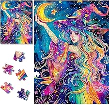 500 Pieces Puzzles for Adults Whimsical Fantasy Art - Educational & Challenging Puzzles with Letters on Back for Mindfulness & Family Bonding