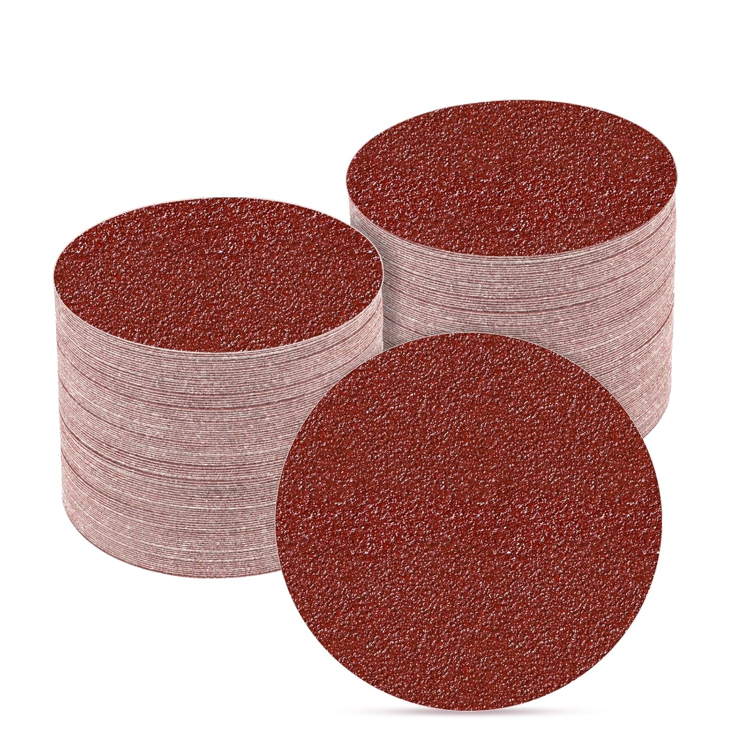 2 Inch Sanding Disc Sander Attachment Disc 2000-Grit Hook and Loop Sandpaper Alumina Orbital Sander Pads for Polishing, Grinding, Woodworking