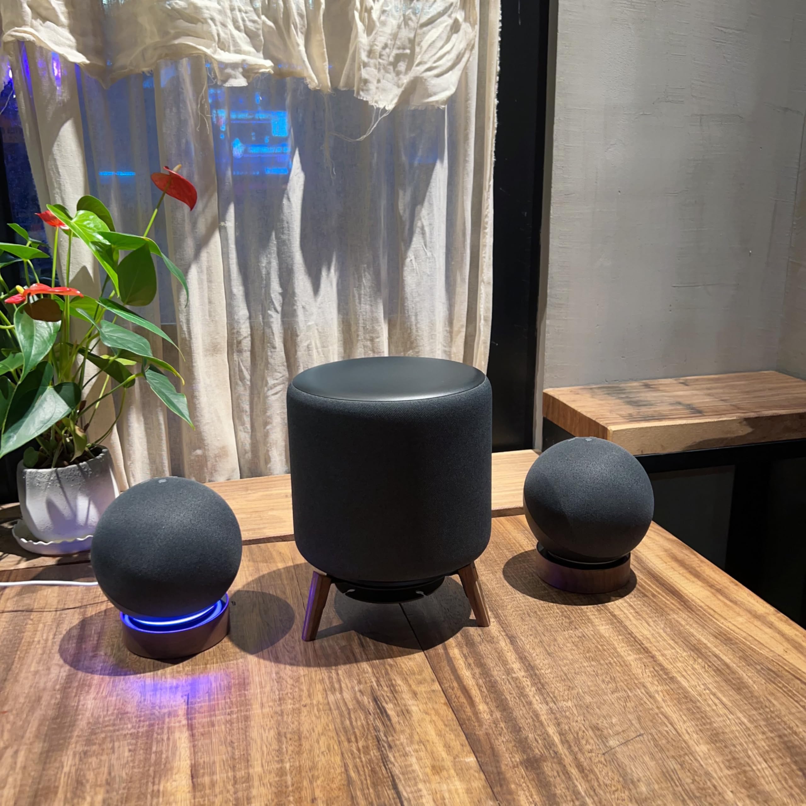 Amazon | Alloery ユニバーサル Echo Sub サブウーファー デスクトップ