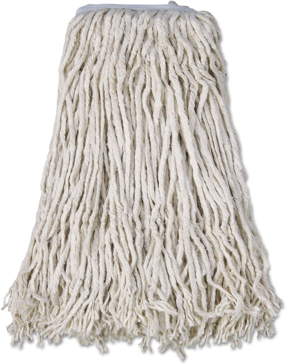 Boardwalk BWKCM02032S #32 Cut-End Cotton Mop Head - White (12/Carton)