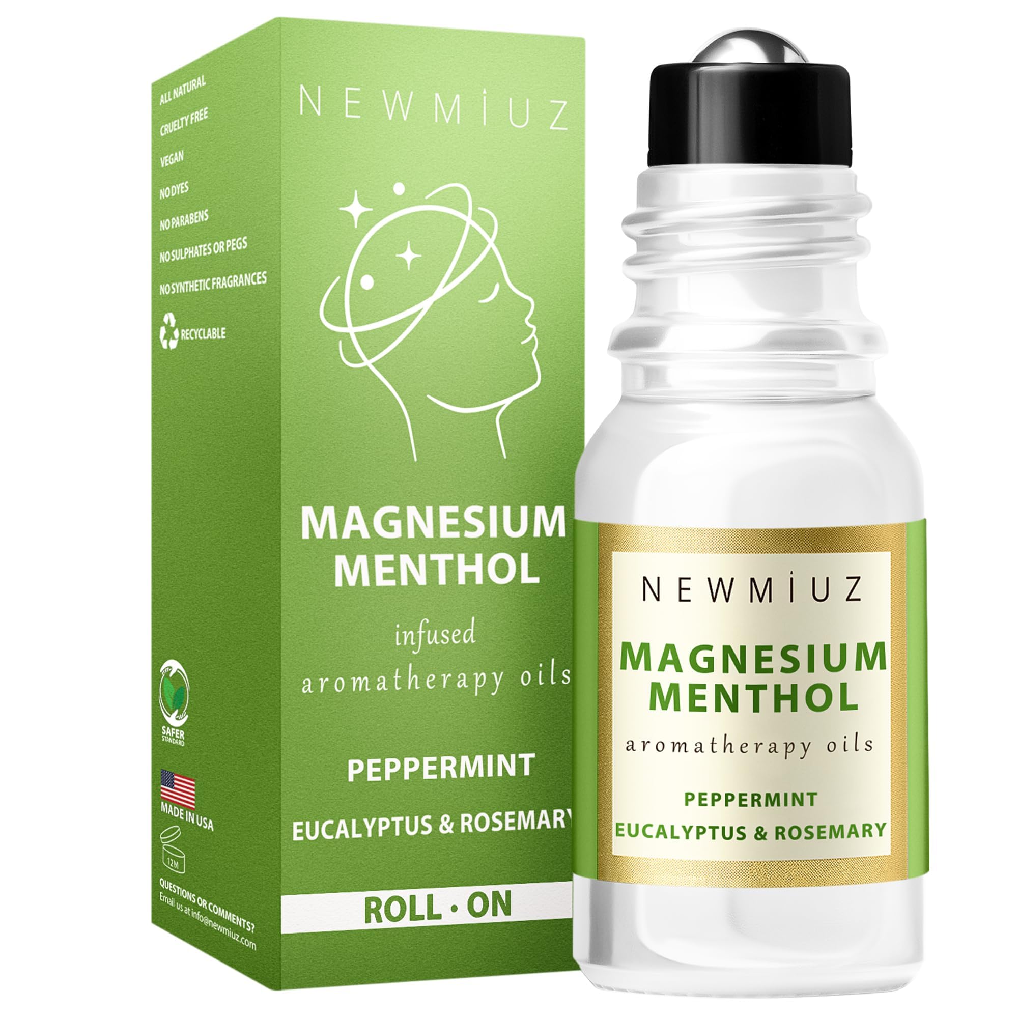 Magnesium Menthol Migraine Roll on Stick