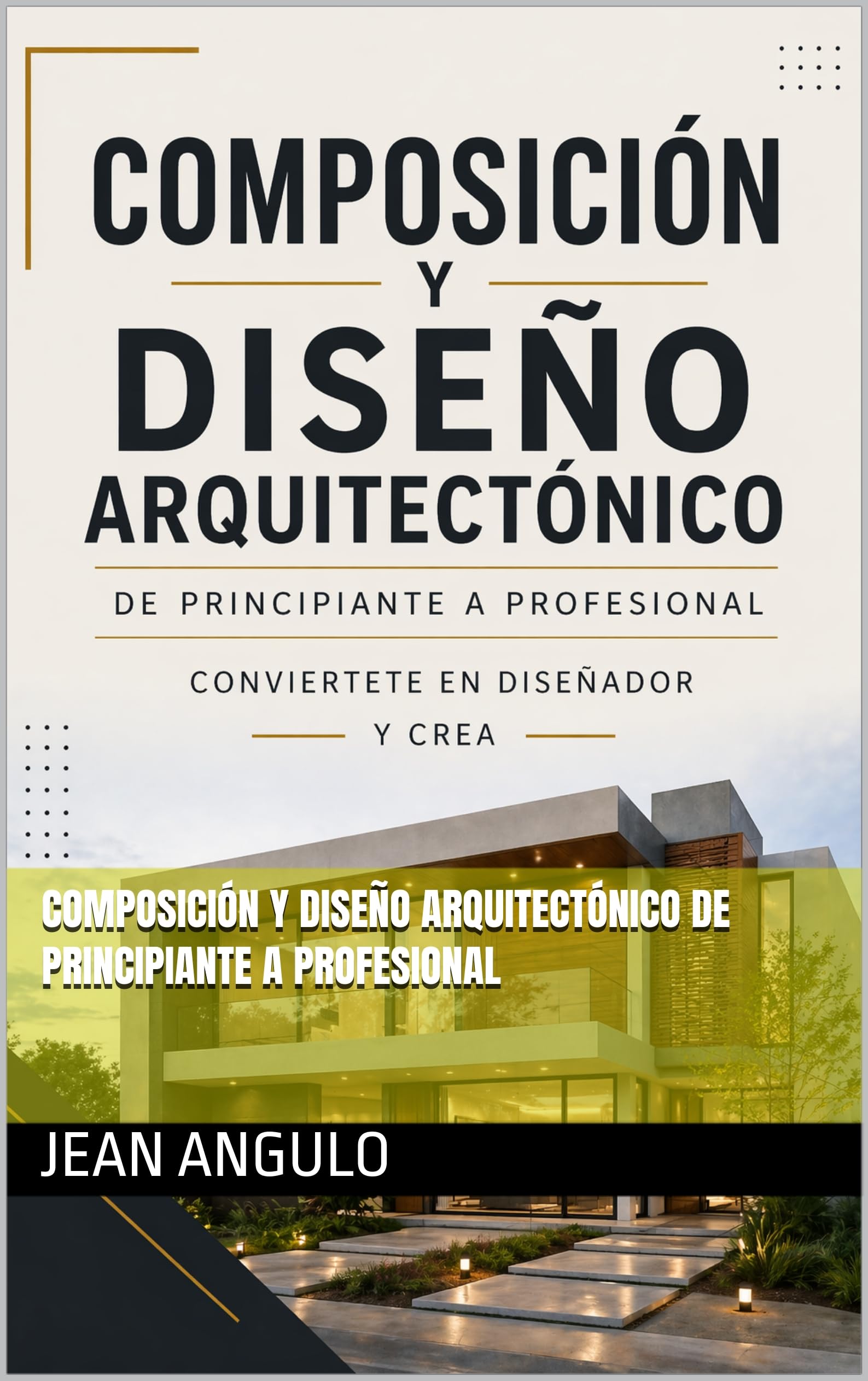 Composition architecturale livre espagnol étude à la maison