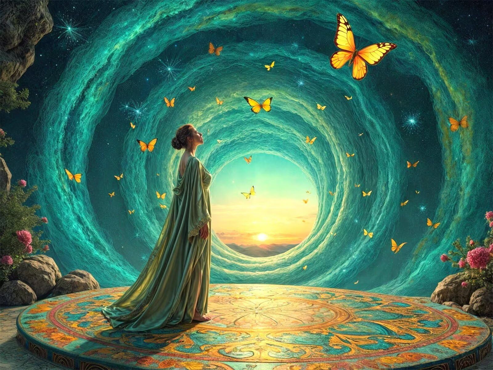 Puzzle 2000 Piezas Adultos Cueva de fantasía, Rompecabezas Adultos Dificil 100x70cm, Estimula la Concentración y Antiestrés, Juego de Habilidad para Toda la Familia