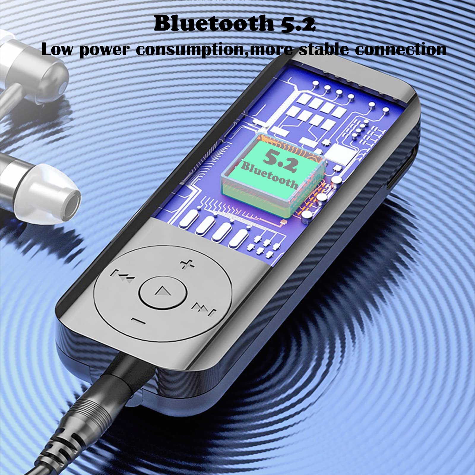 Receptor Bluetooth negro