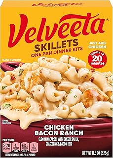 Velveeta Skillets Chicken Bacon Ranch One Pan Dinner Kit, 11.5 oz Box