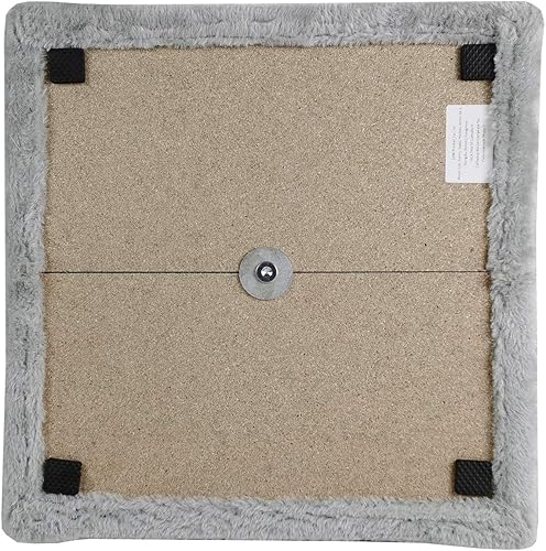 Vista 6 de Dimaka 29'' Cat Scratching Post, Natural Sisal Rope Scratcher Post, Kitten Claw Scratch with 4 DanglingToy Balls for Large Cats (Grey)