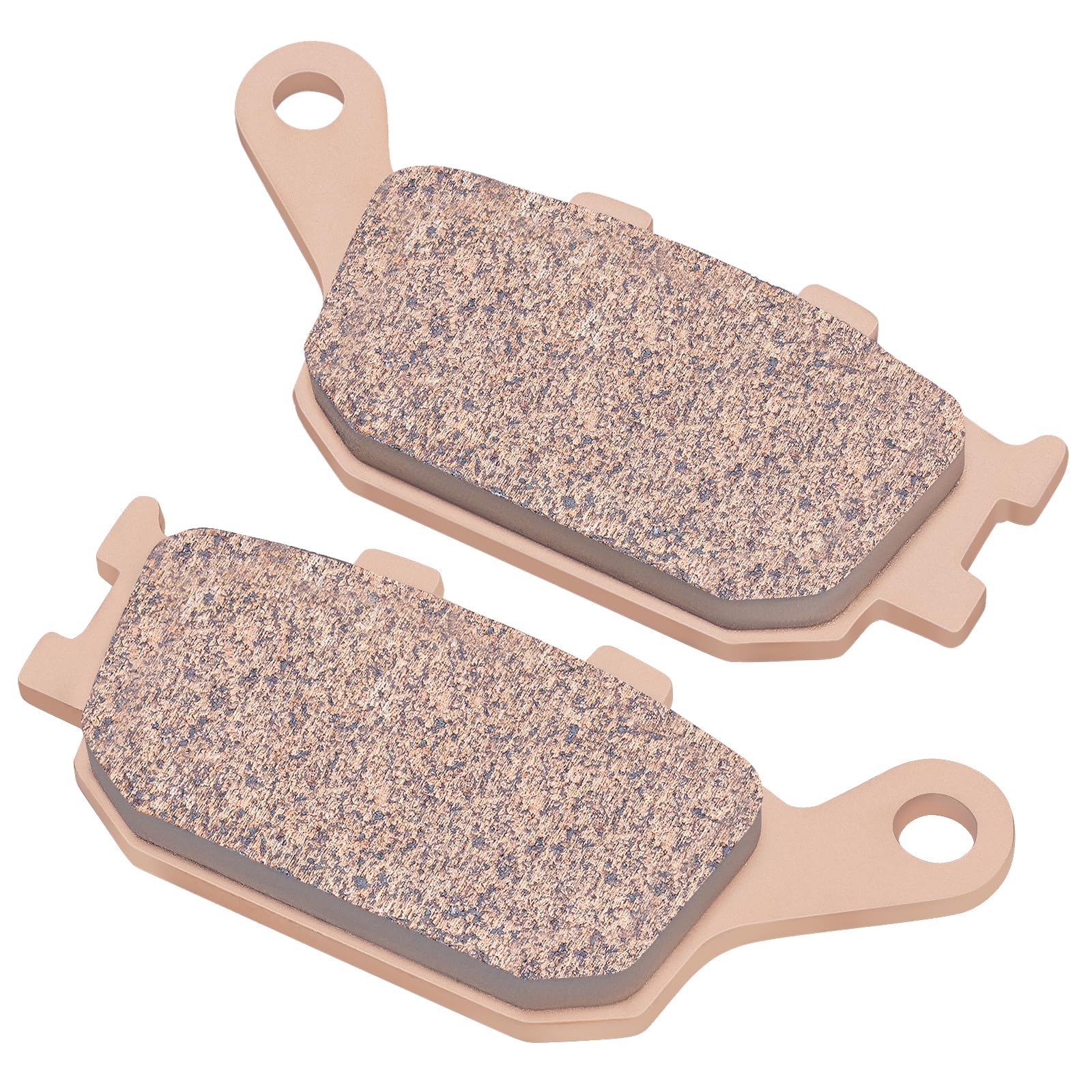 AHL Motocicleta Pastillas de Freno Trasero para Yamaha FZ6/FZ6 Fazer S2 2007-2009 (Cobre sinterizado)