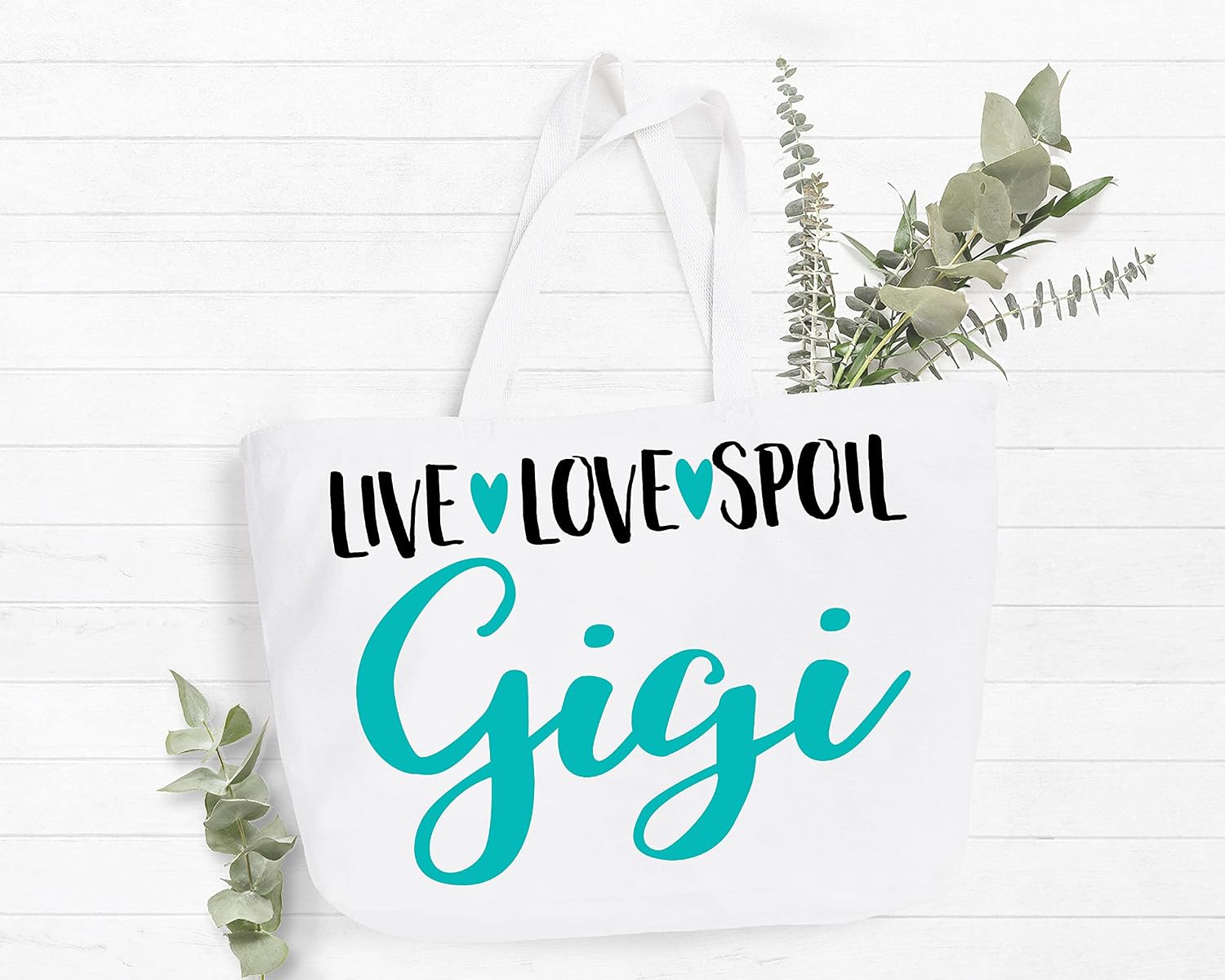 COCOVICI Gigi Tote Bag | Grandma Gifts | Gigi Gifts | Gigi Christmas Gift | Christmas Gift from Grandkids