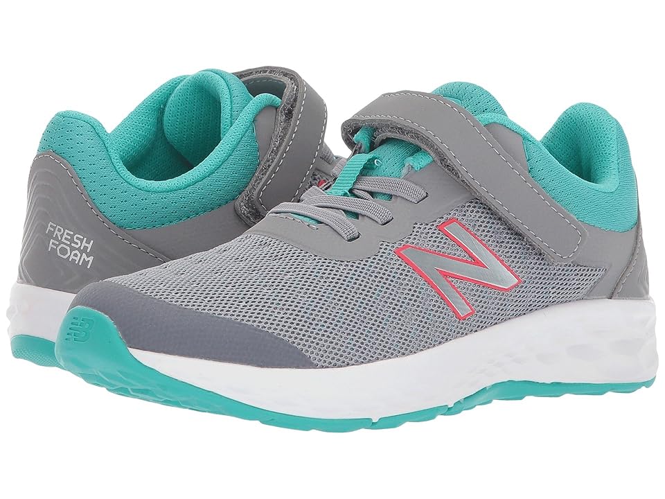 

New Balance Kids KVKAYv1Y (Little Kid/Big Kid) (Steel/Tidepool) Girls Shoes