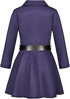 Vista 2 de Disfraz de oficial de policía para niños, color azul marino, disfraz de policía para niñas, día de carrer, disfraz de policía, regalos de Halloween