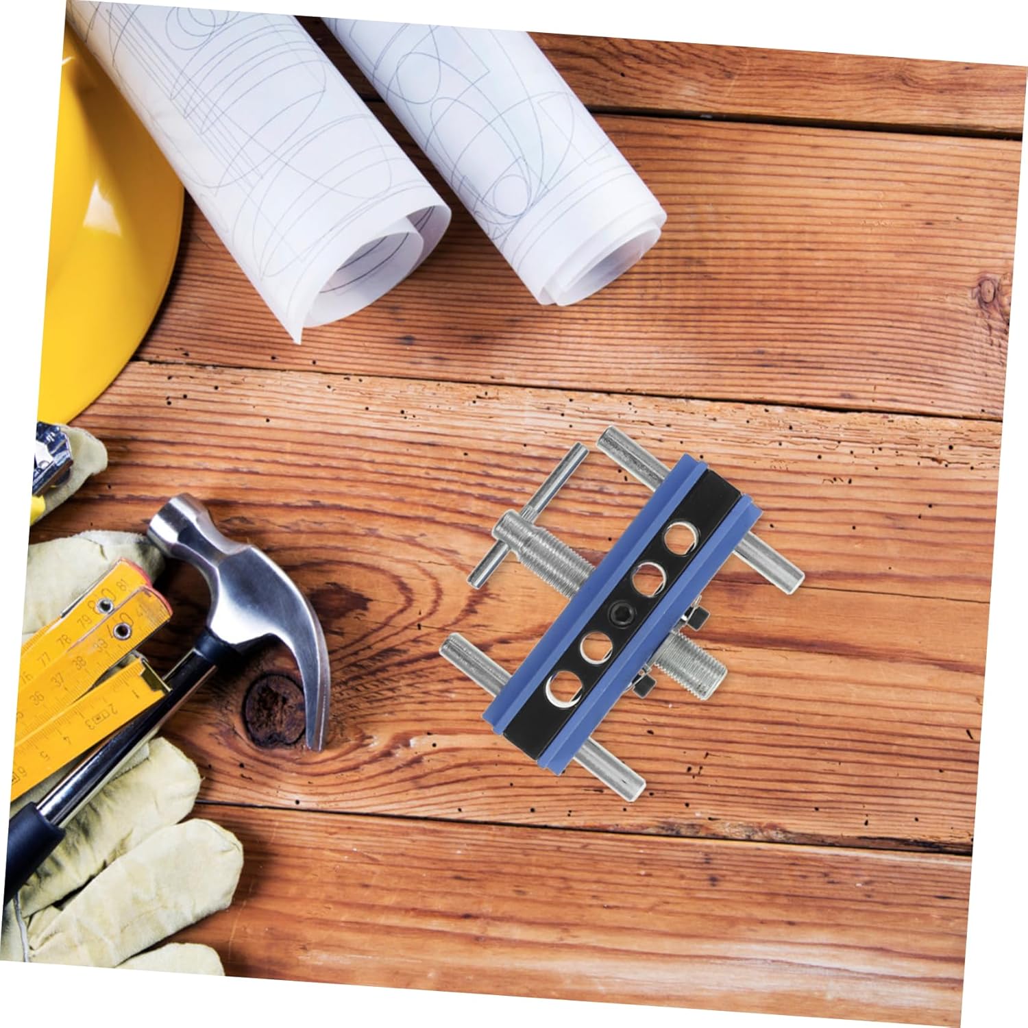 LIFKOME 1set Pocket Hole Woodworking Tool Precision Drill for Accurate Wood Stylish Design Compatible English Measurement Units for Enthusiasts and Professionals