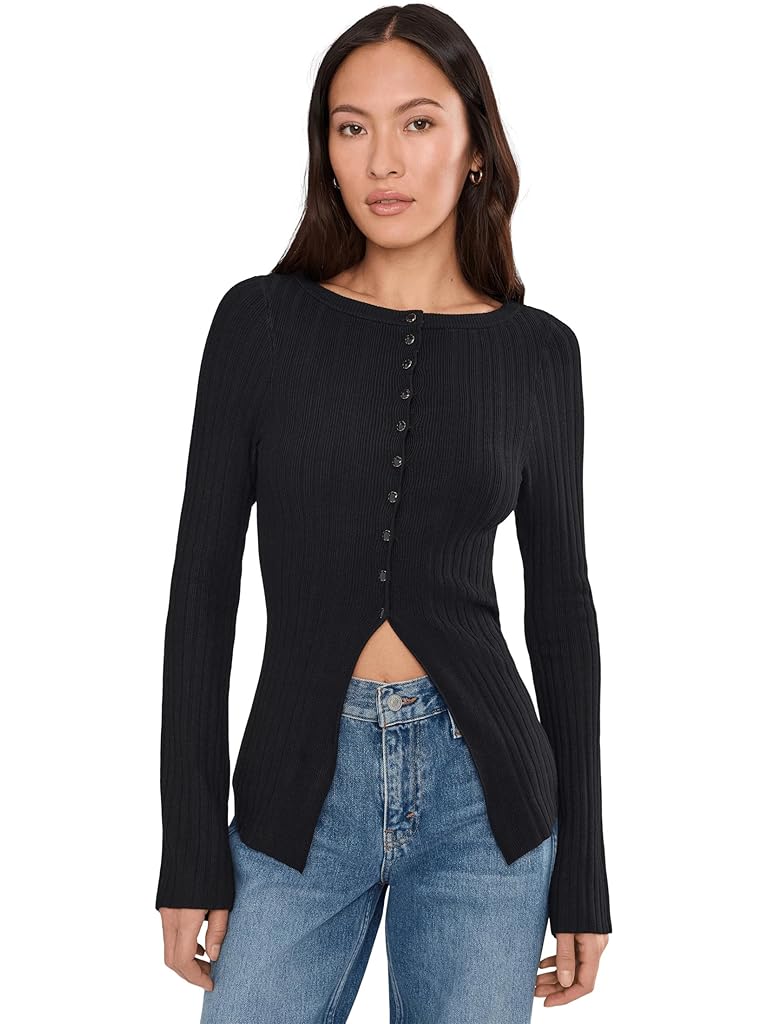 Black Free People East Side Cardigan