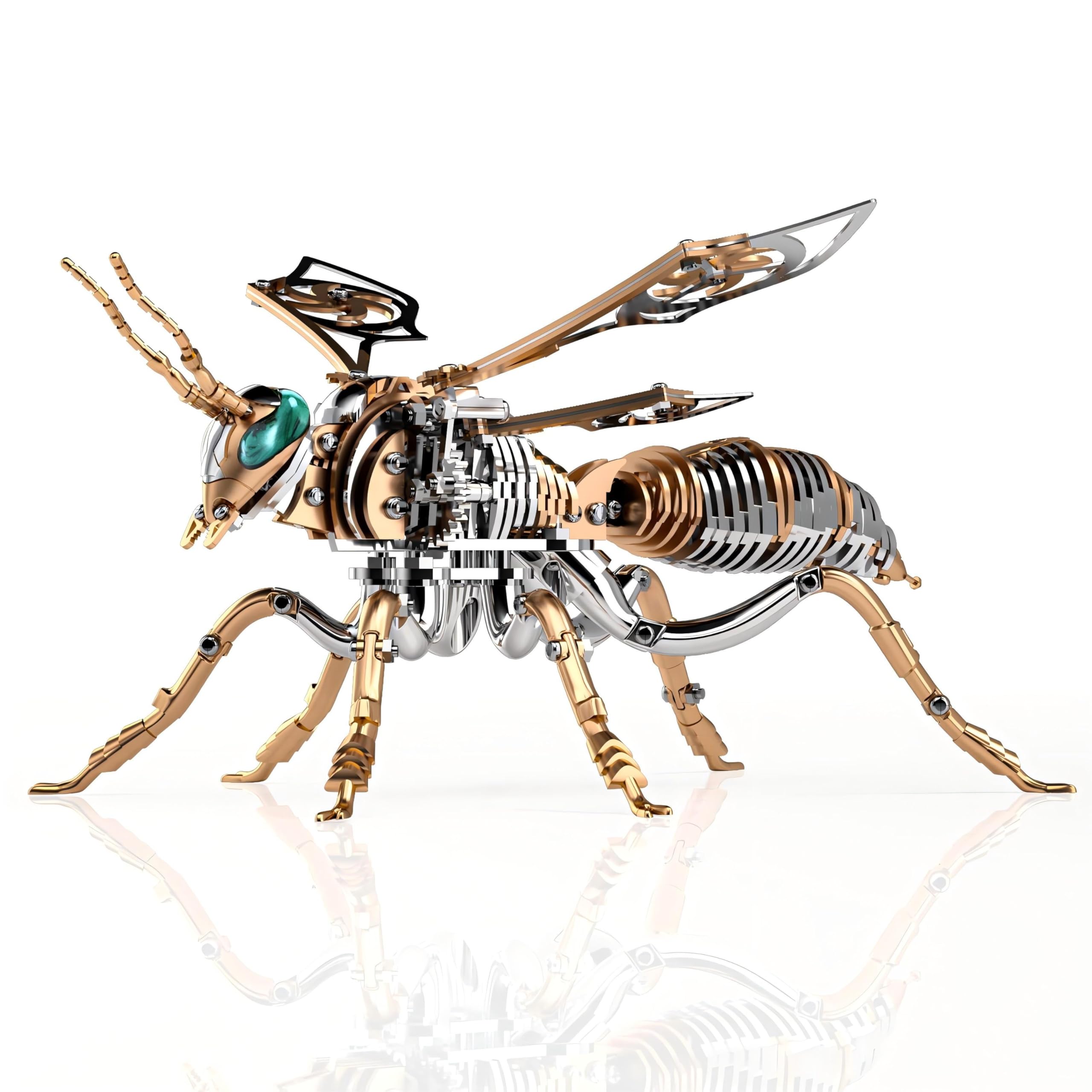 Amazon.com: Gold-Plated Metal Bee Model Kit - 3D Stainless Steel