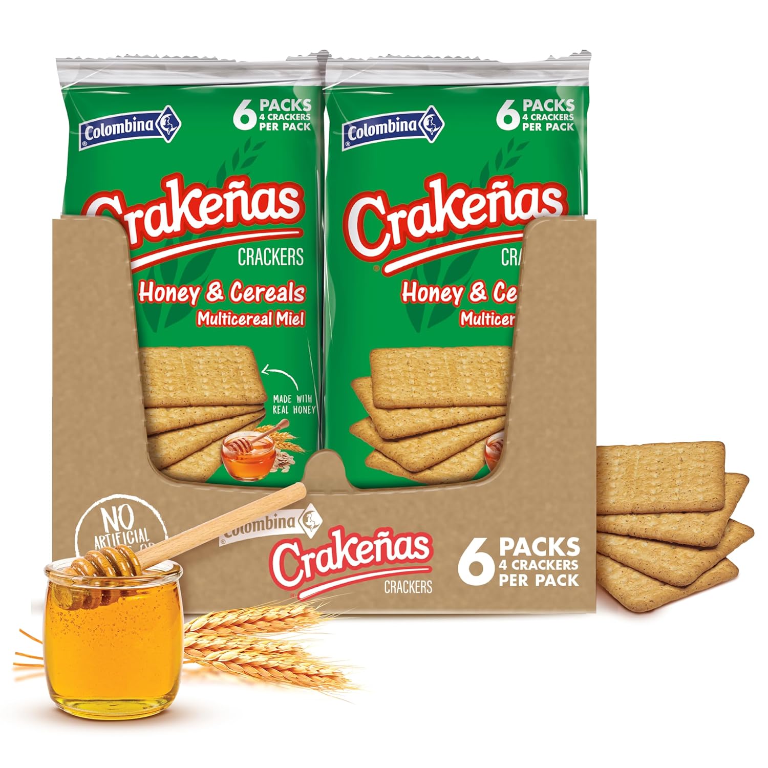 Colombina Crakeñas (Crakenas) Butter Premium Crackers 6