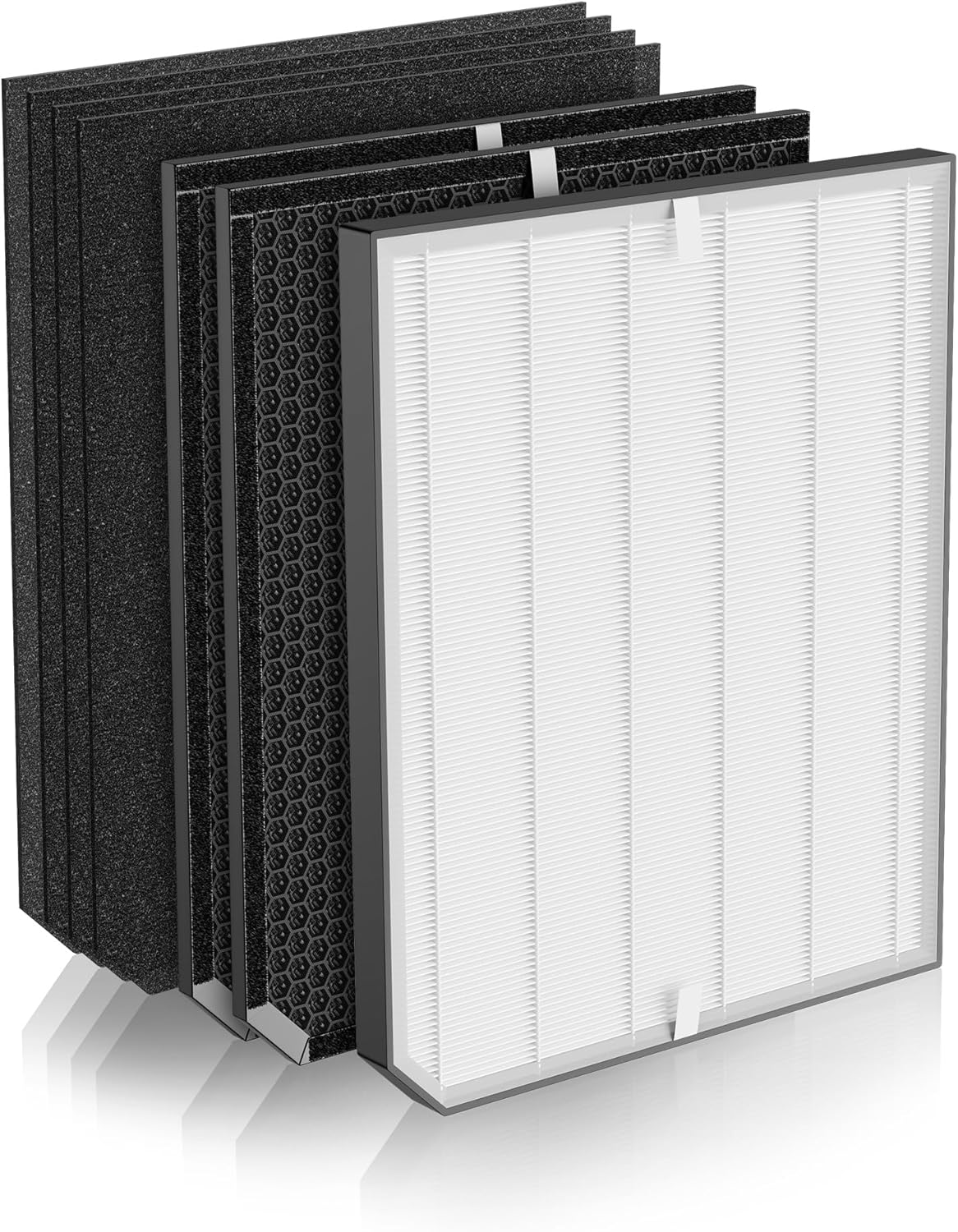 2000 Replacement Filter Compatible with Air Doctor 2000 2000i Air Purifiers, 1 Premium Efficiency Filter, 2 Carbon/VOC Filters, 4 Prefilters