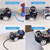 Vista 6 de SunFounder Raspberry Pi Ultimate Starter Kit para Raspberry Pi 4B 3B+400 con Raspberry Pi Pico Robot Car Kit