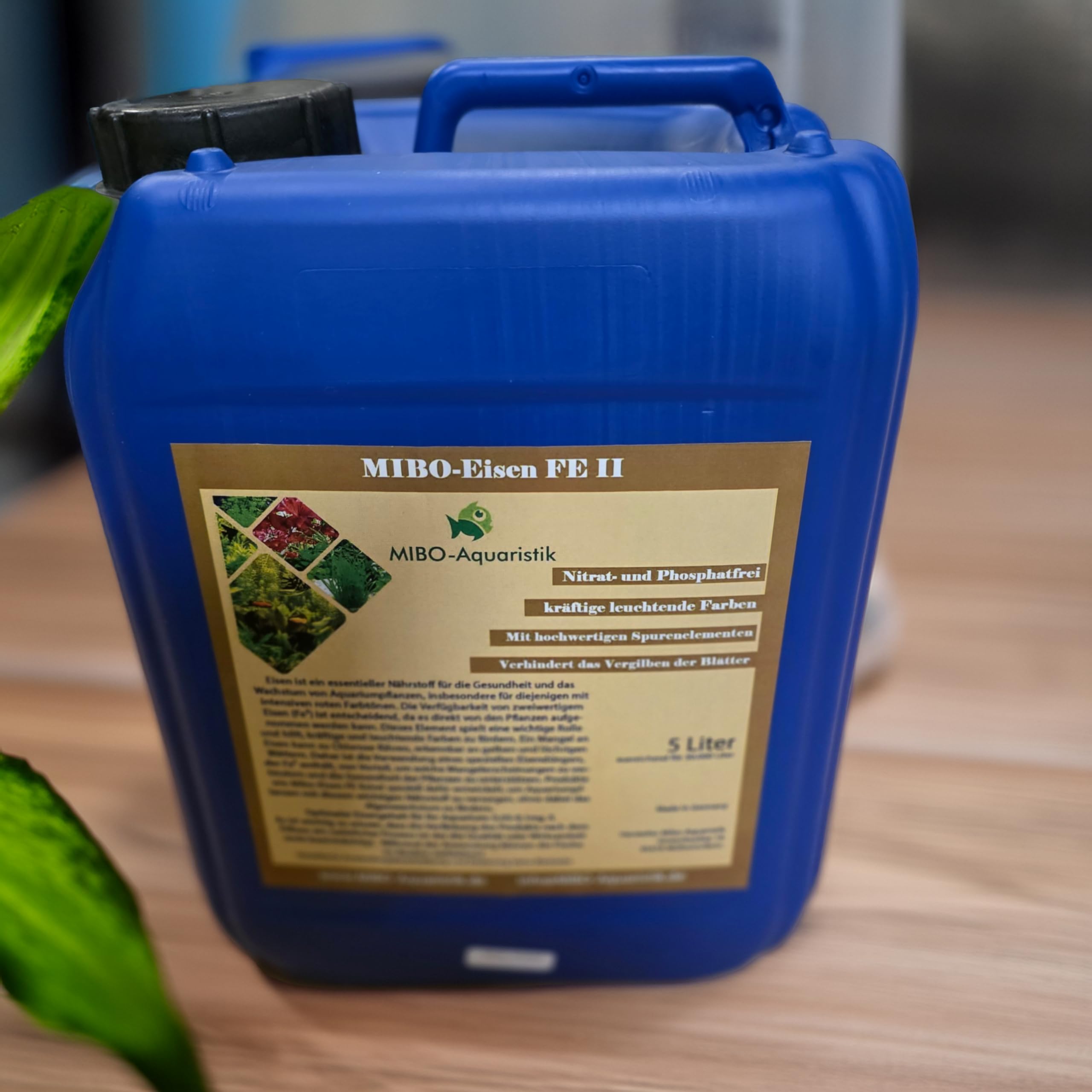 MIBO Pflanzendünger Spar Set 3x 5000ml Aquariumdünger bestehend aus 1x5000 ml Pflanzendünger, 1x5000 ml Kohlenstoffdünger und 1x5000 ml Eisendünger Neu!
