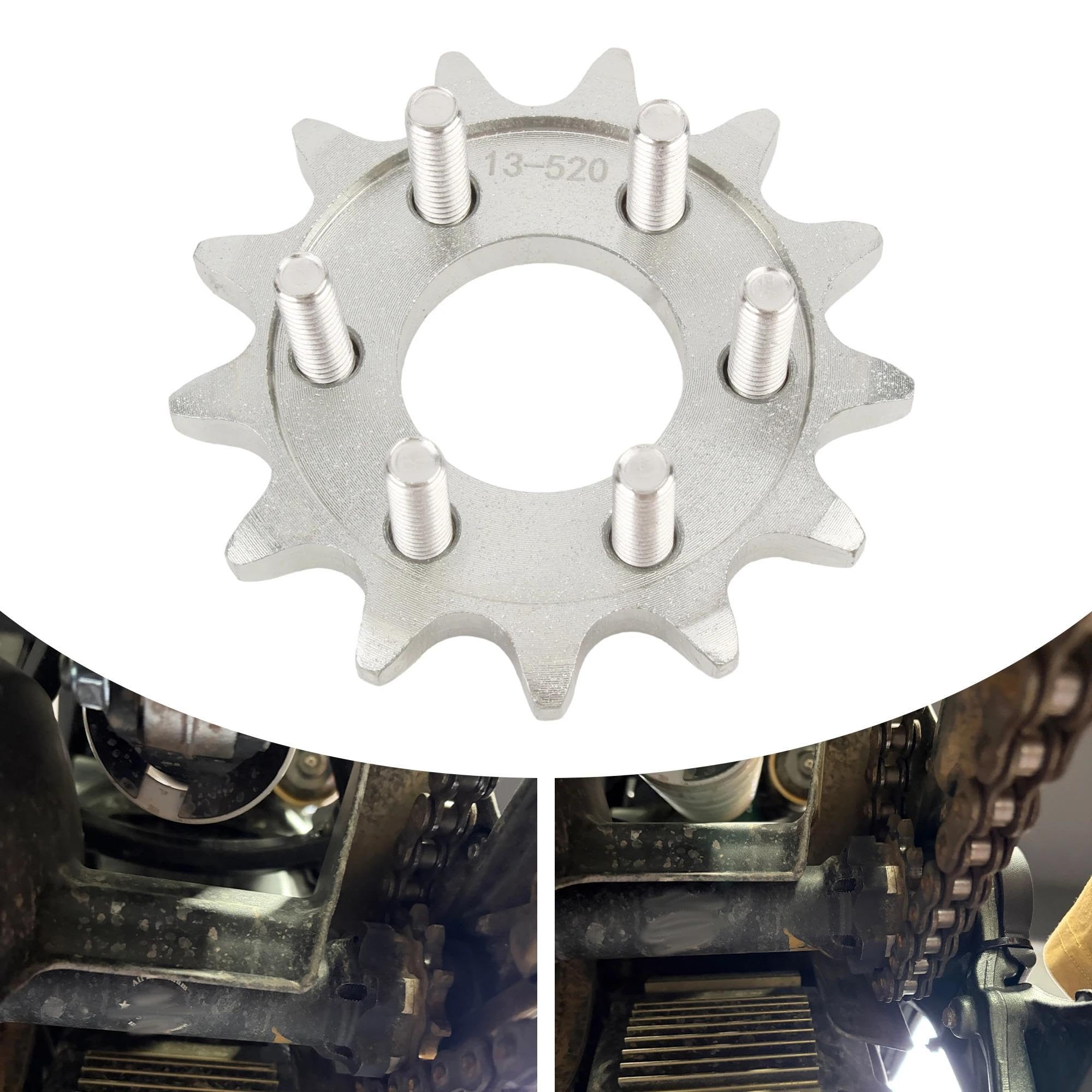 Moto Piñon Delantero， Para abeja Para Surron cadena retenedor placa，