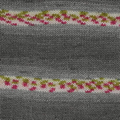 Miniatura 6 de Premier Yarns Bloom DK - Hilo de peso, hilo autofregado para tejer y tejer, Sweet Pea, 7 onzas, 656 yardas