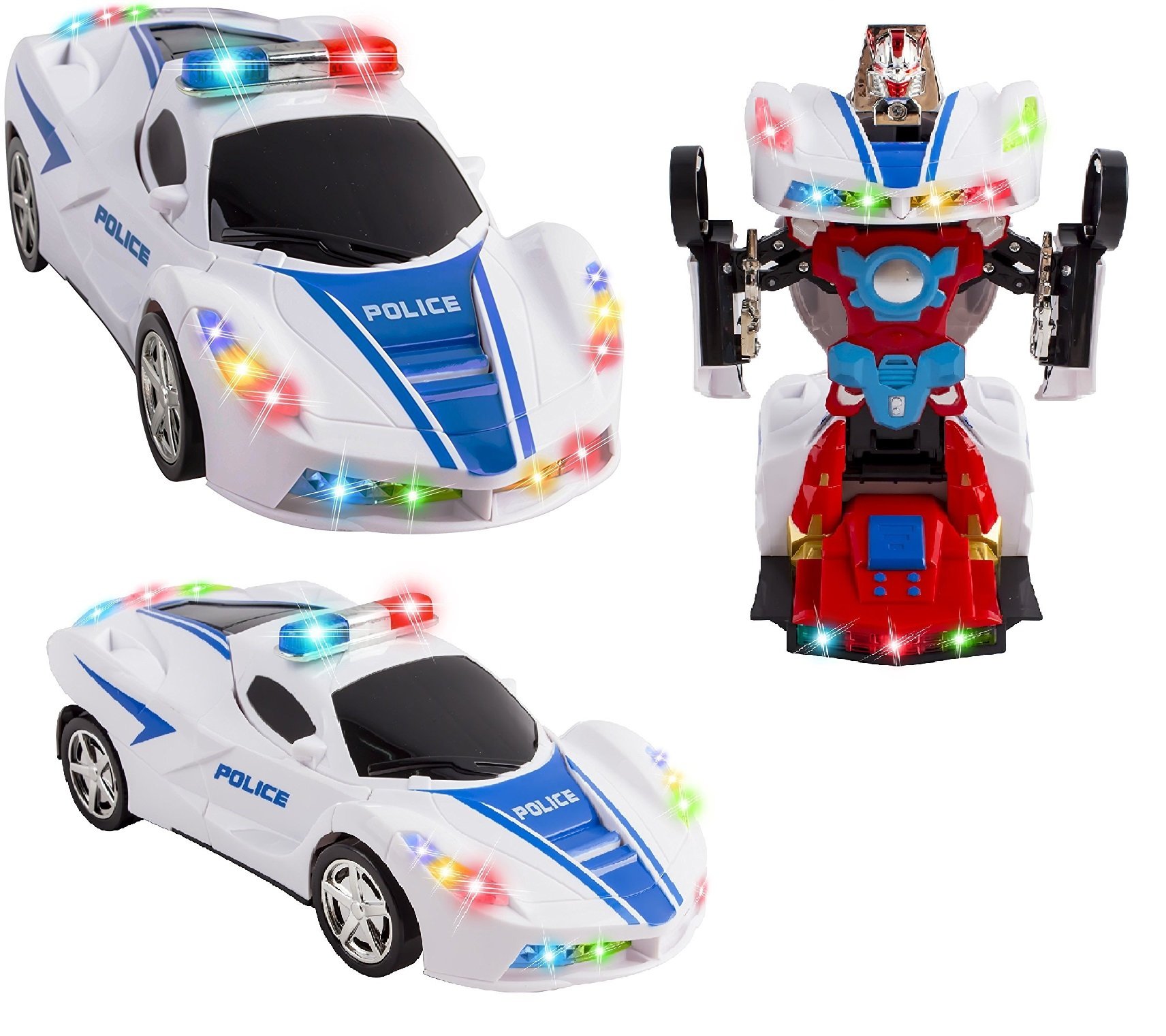 Buy GN Transformers Robot Car Toy with Lights and Sounds for Kids, with