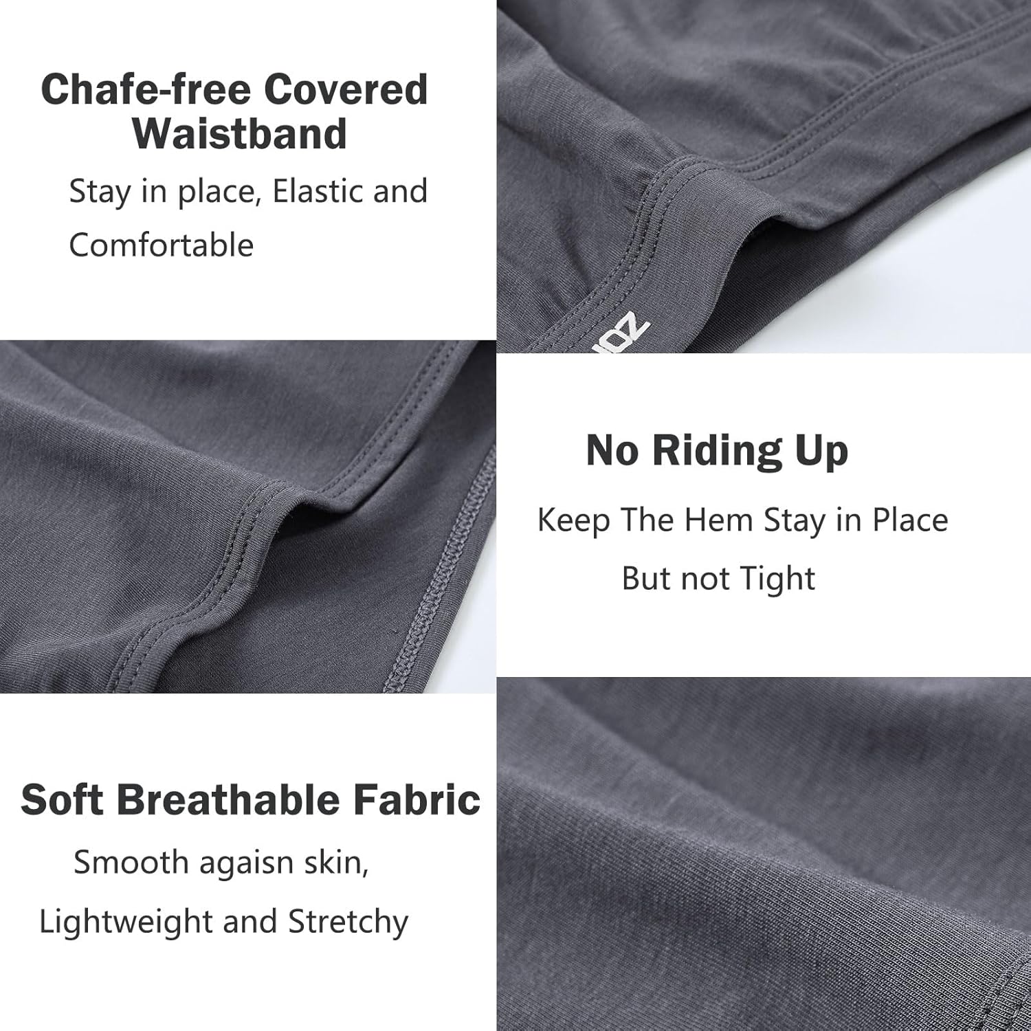 ZONBAILON Men's Bulge Enhancing Brief Dual Pouch Underwear Breathable Bikini’s Boxer Modal Trunk - Image 6