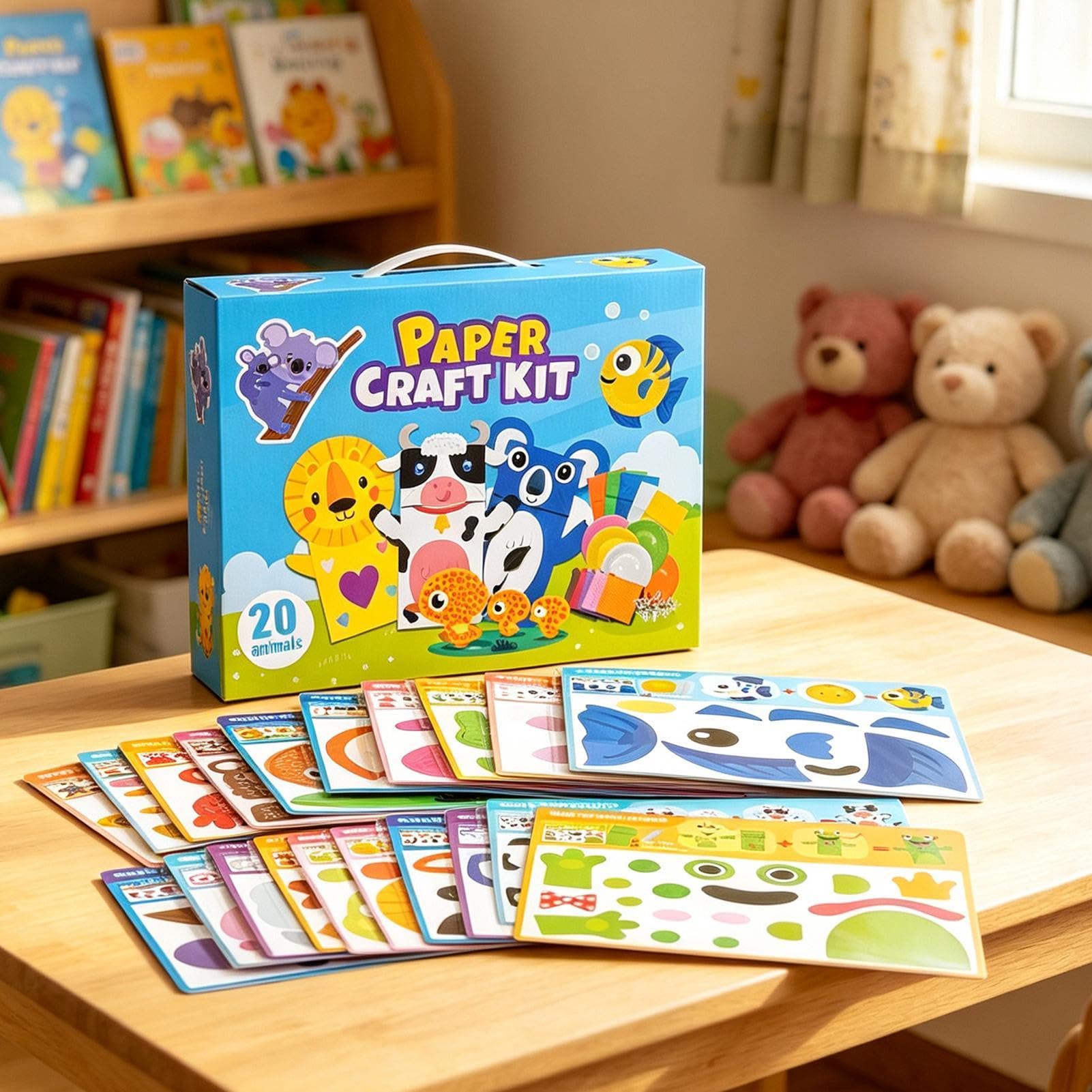 Lavoretti di per Bambini Giocattoli Creativi con Animali Cartoon su di con