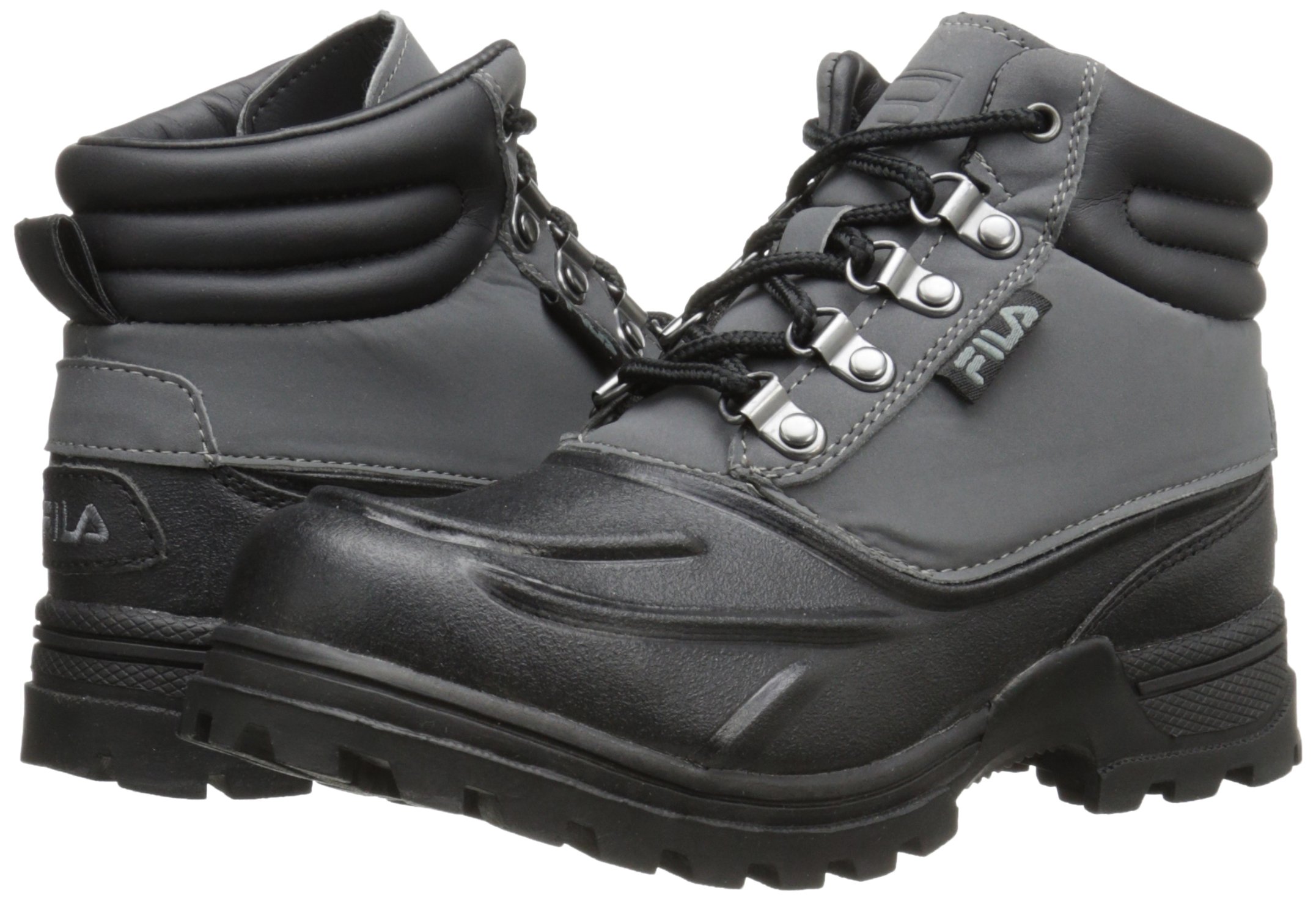 Fila Weathertec buty trekkingowe (Little Kid/Big Kid), czarne/Castlerock/czarne, 1,5 m US Little Kid