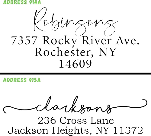 Miniatura 3 de Sello de dirección personalizado, sello de nombre personalizado, sello de goma personalizado, autoentintado, dirección de devolución personalizada