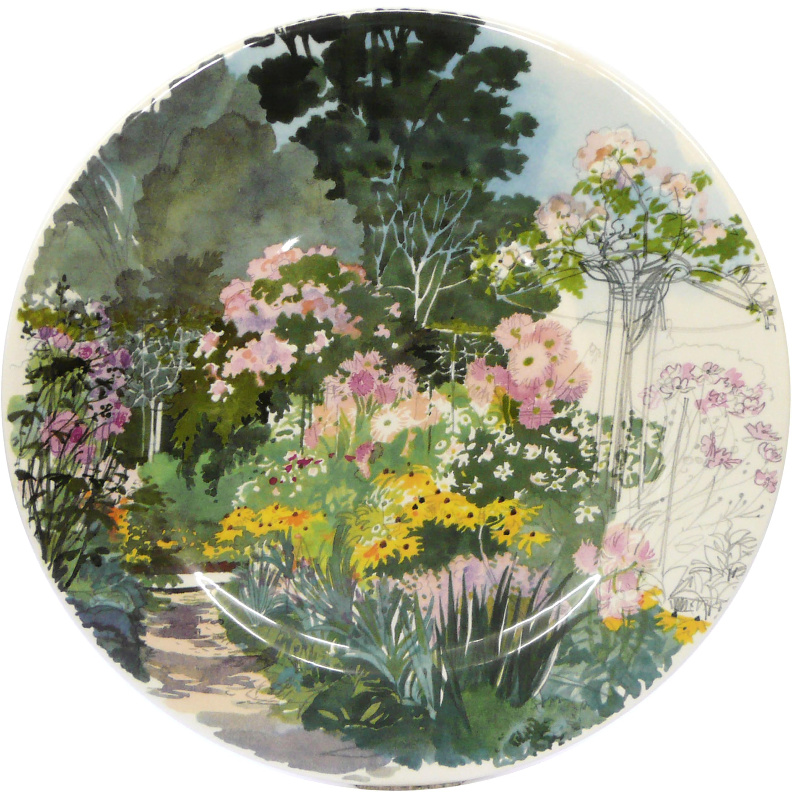 Amazon.co.jp: ジアン(GIEN) ジヴェルニ(PARIS GIVERNY) 小皿 デザート