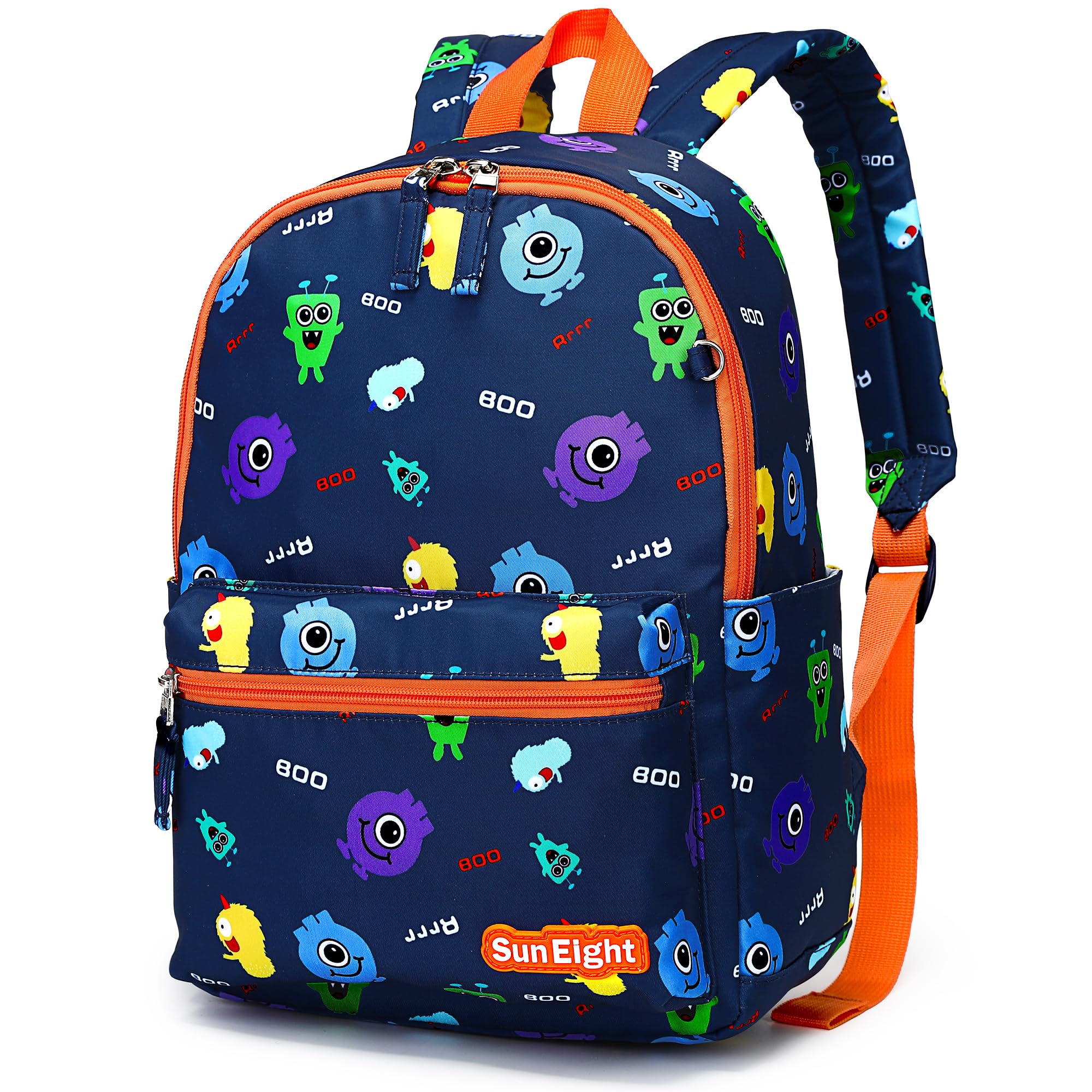 Domueay Mochila Escolar Niño Mochila Escolares Animal Impermeable Mochila Infantil Primaria Guarderia Preescolar Mochila Colegio Ultraligera 4-9 Años, Azul Oscuro