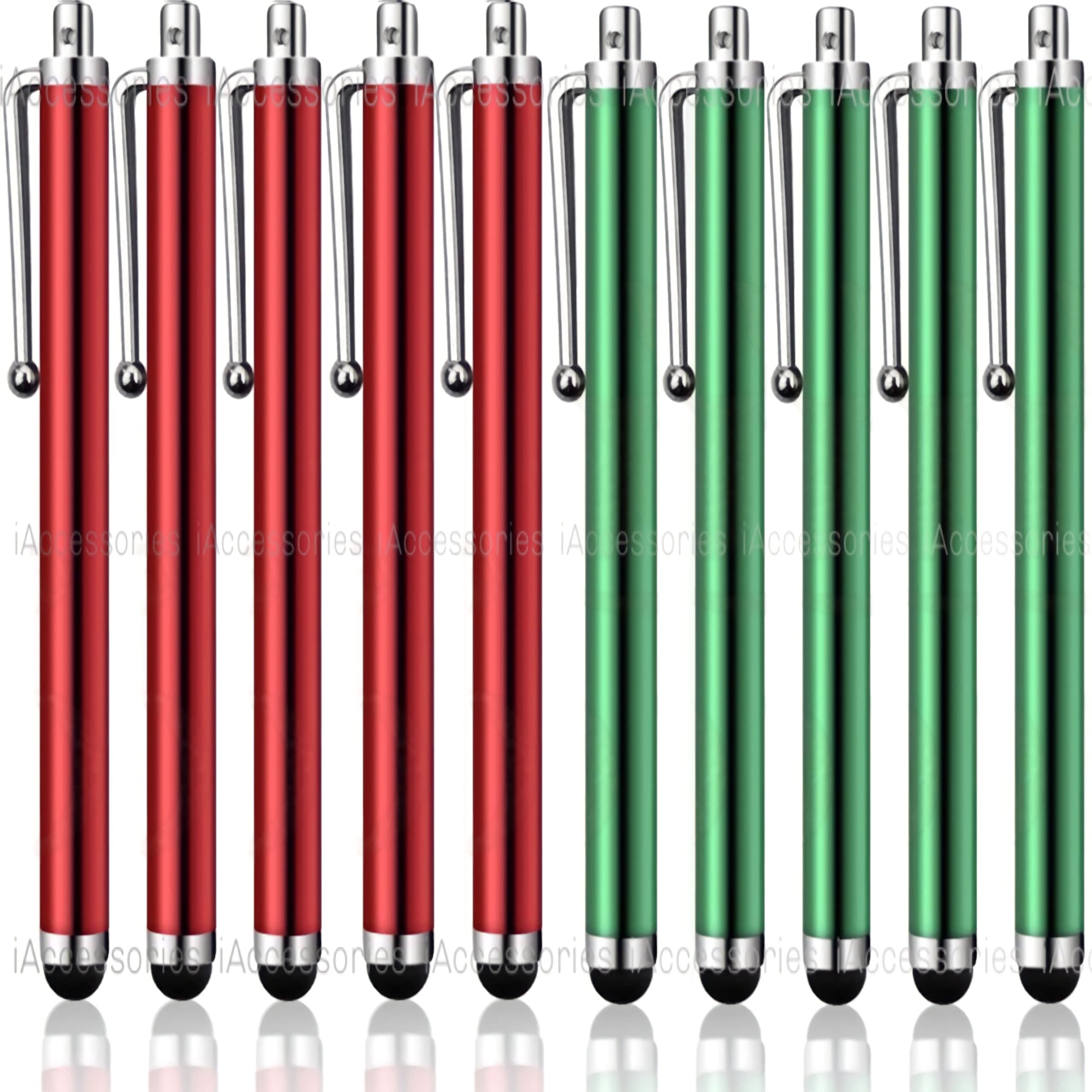 Universal Capacitive Stylus Touch Screens Pens Compatible with All Smart Devices iOS Windows Android Tablets Mobile Phones, Pack of 10 - Multicolor-image-34