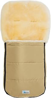 Altabebe MT2200LP–61 - Saco de borreguito de invierno para carrito de bebé de la colección Nordkap beige